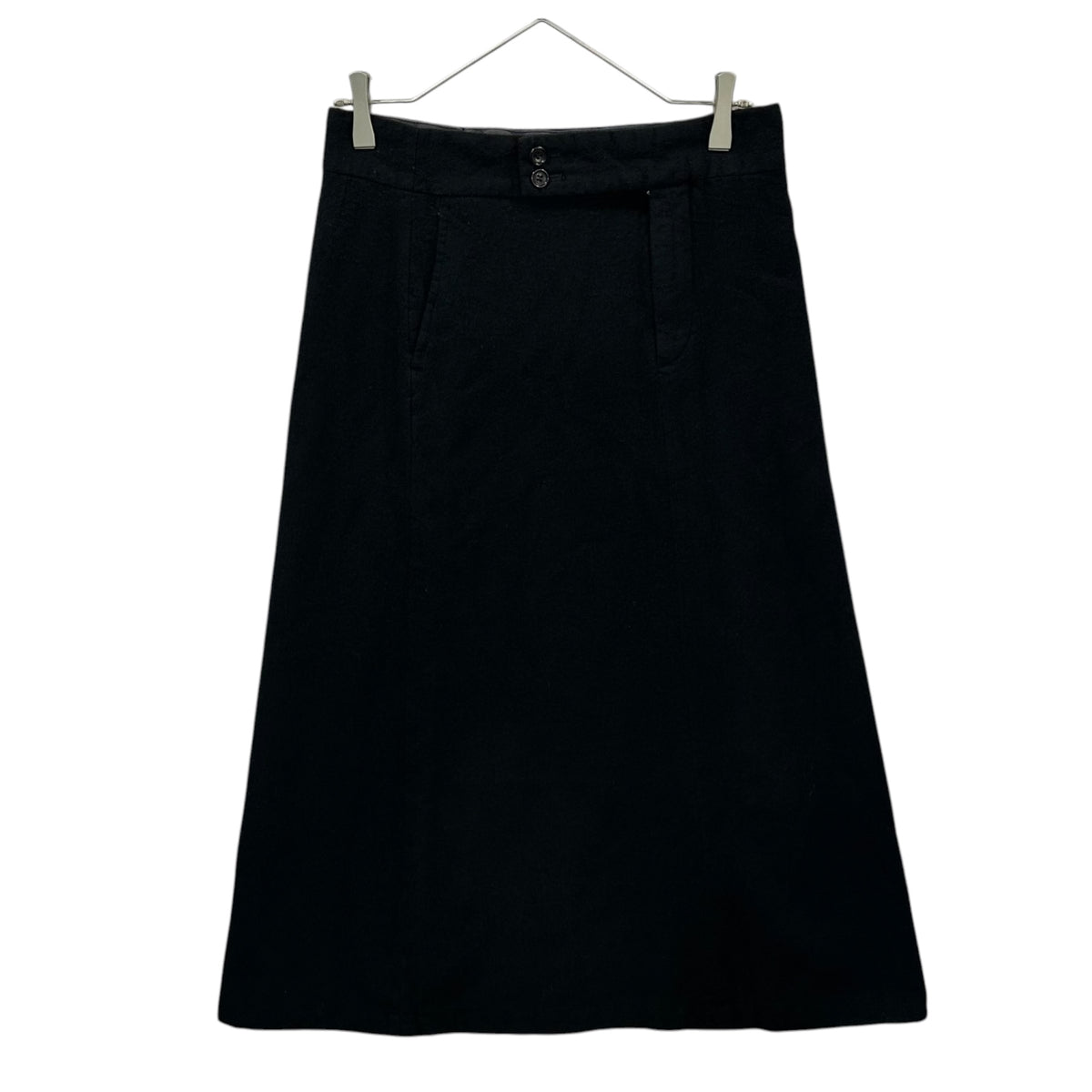 COMME des GARCONS(コムデギャルソン) 2000AW Wool Felted Long Skirt ウール縮絨 ロング スカート GS-04066S S ブラック AD2000