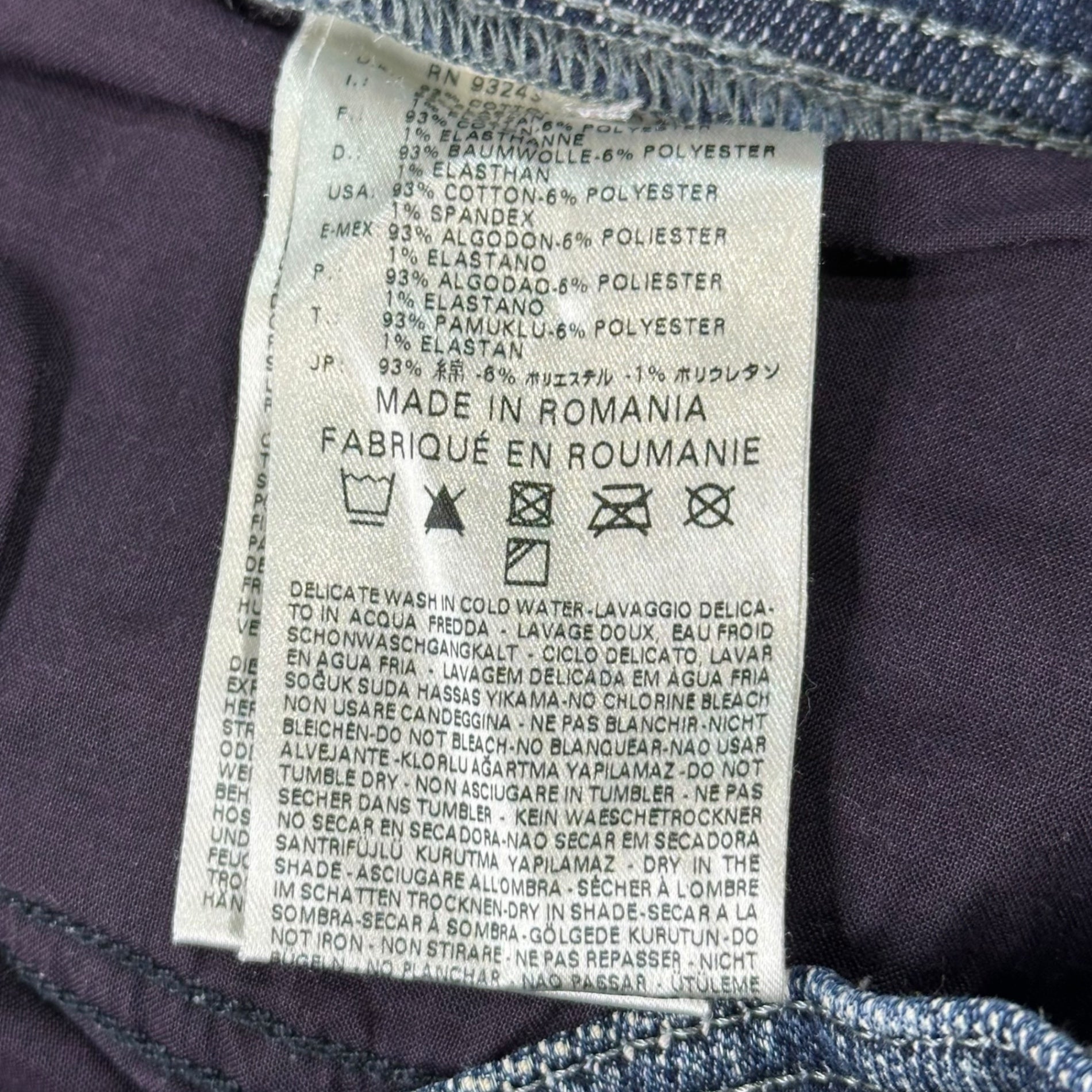 DIESEL(ディーゼル) √Denim TEPPHAR Jog Jeans ジョグ ジーンズ 28 ブラック ストレッチ デニム スキニー パンツ レザー ポケット