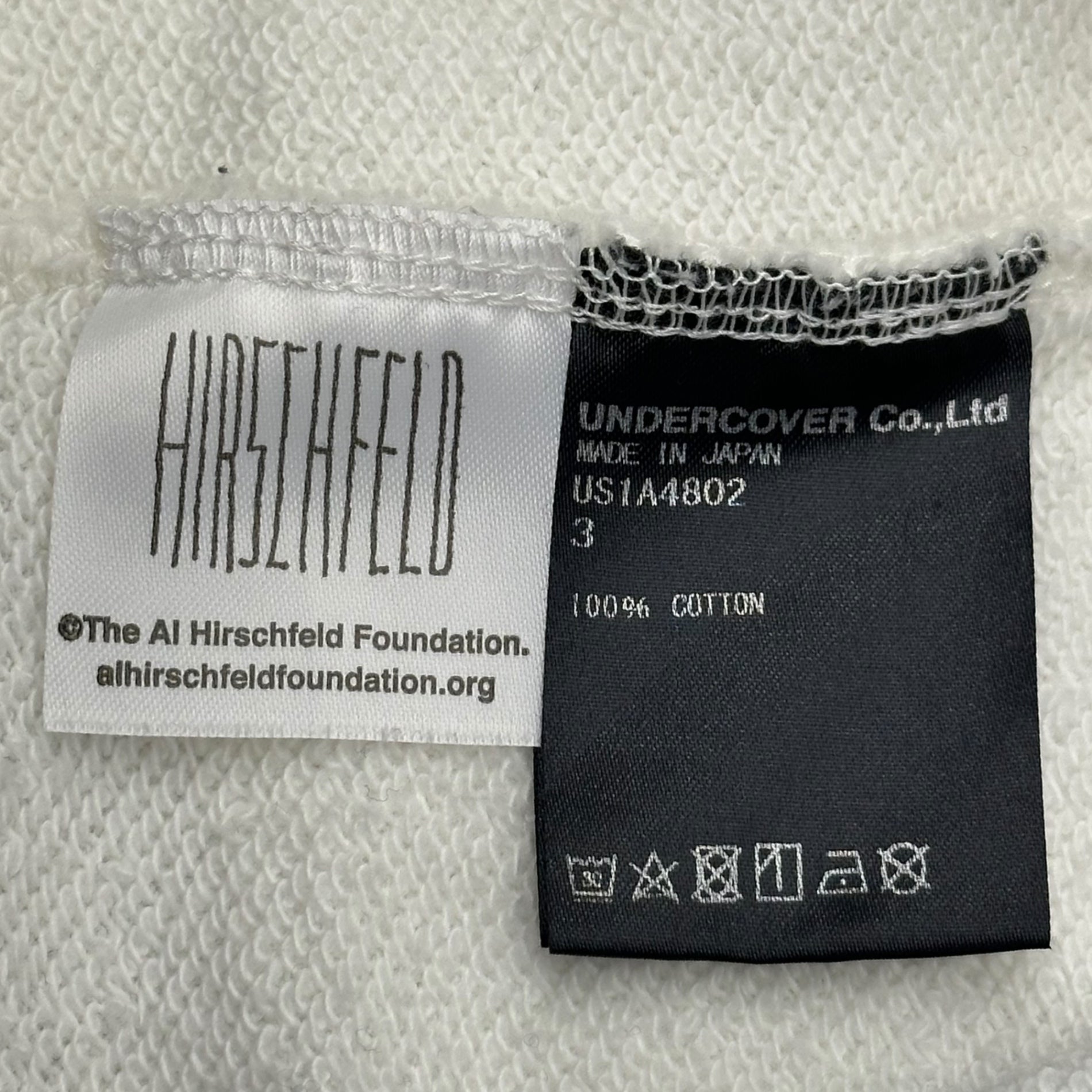 the Shepherd UNDERCOVER(ザシェパード アンダーカバー) 21SS Hirschfeld Pullover Hoodies プルオーバー パーカー  US1A4802 3 ホワイト