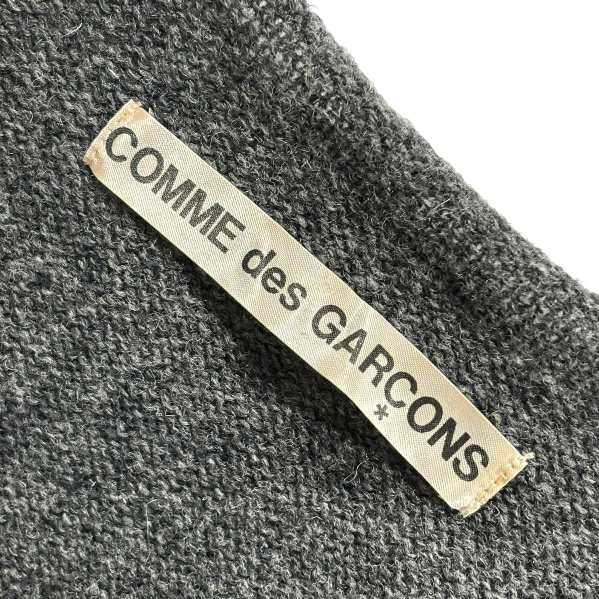 COMME des GARCONS(コムデギャルソン) 1980's Valuese-Type Wool Knit Pullover ヴァルーズ タイプ ウール ニット プルオーバー GN-080020 FREE グレー AD表記無 80s アーカイブ スキッパー