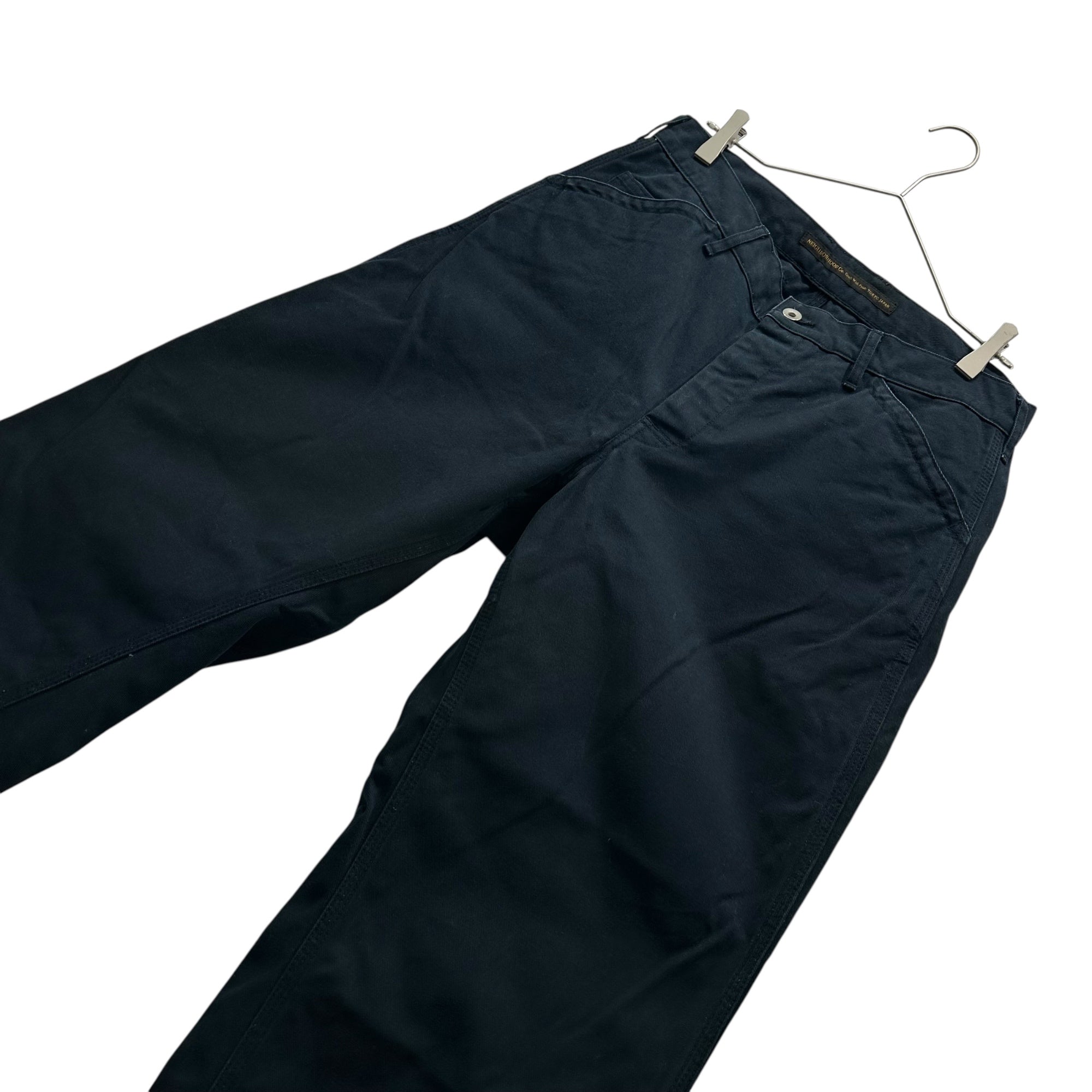 NEIGHBORHOOD(ネイバーフッド) MIL-UTILITY C-PT / PAINTER DENIM PANTS ペインター デニム パンツ 151AQNH-PTM01 M ダークネイビー シンチバック
