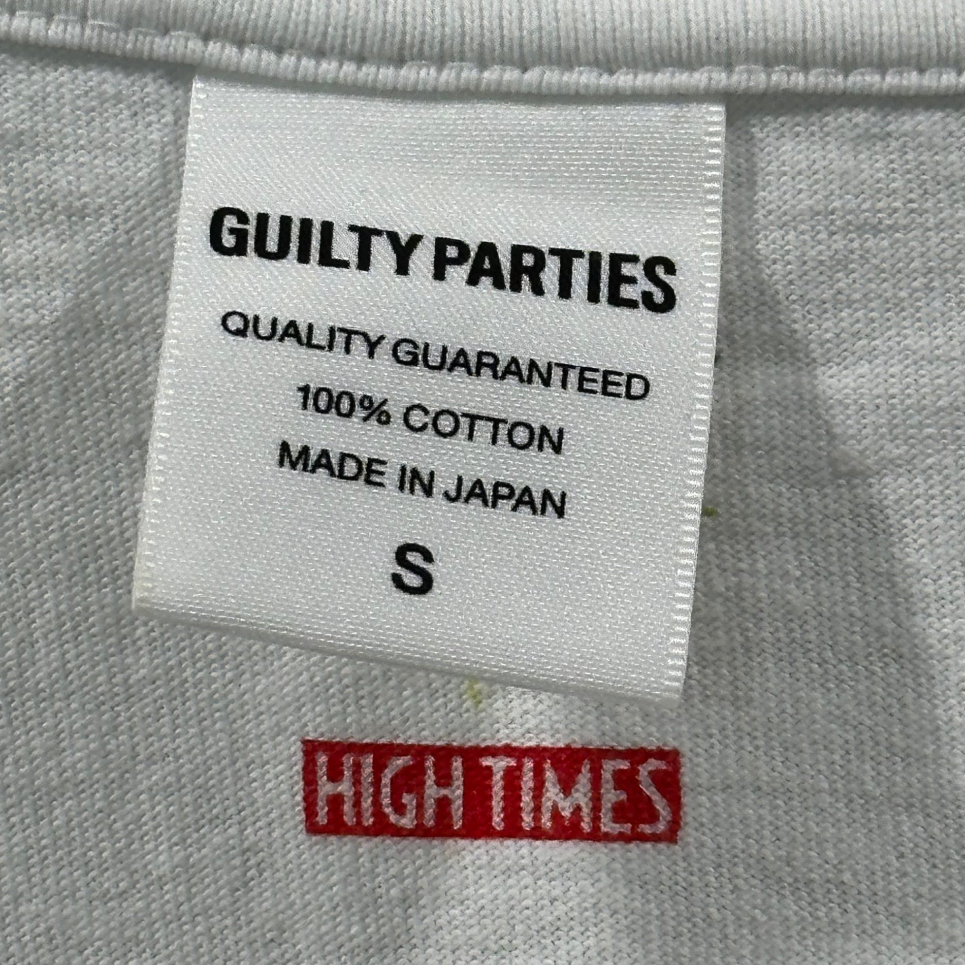 WACKO MARIA(ワコマリア) HIGH TIMES Print T-Shirt ハイタイムス プリント Tシャツ S ホワイト コラボアイテム