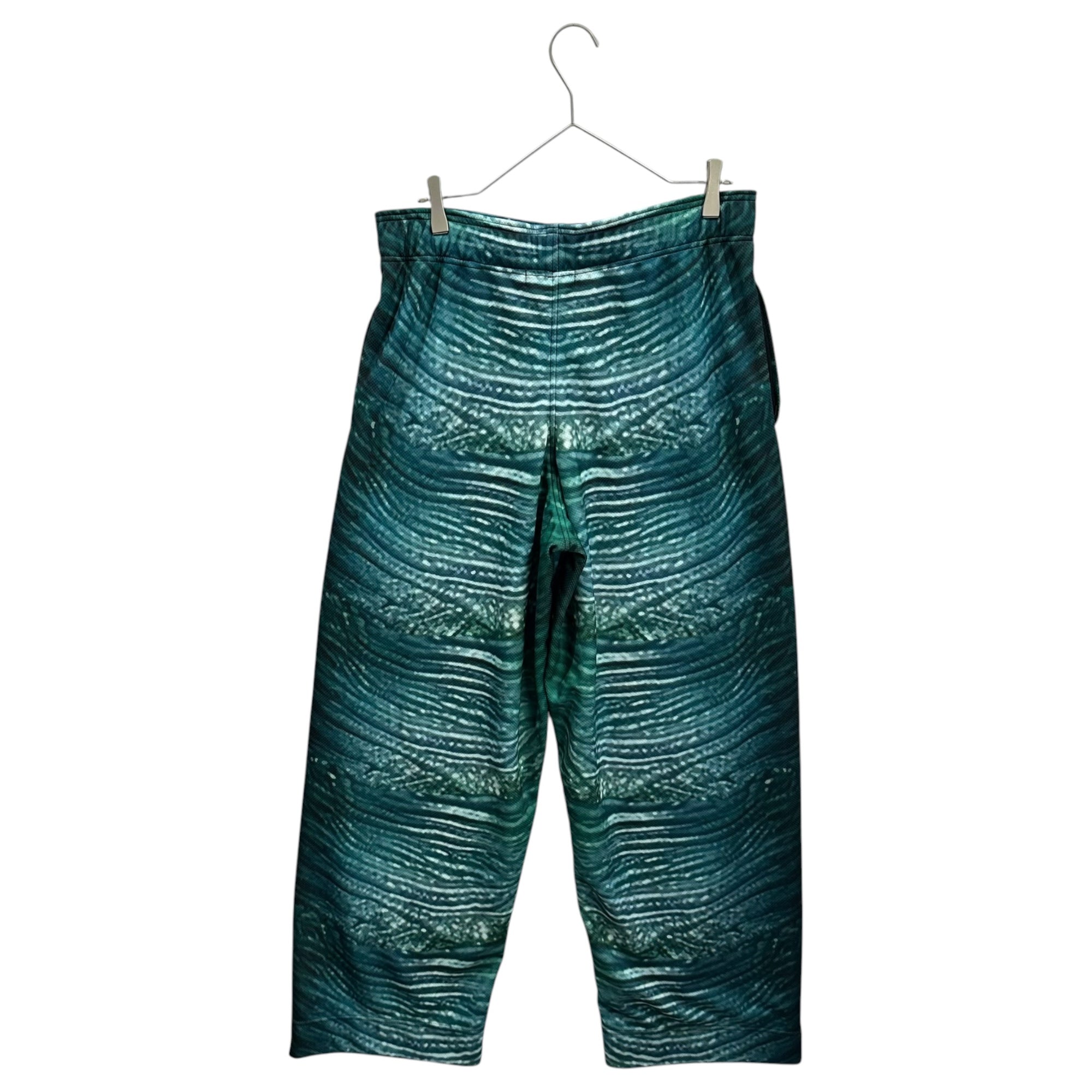 YAKU(ヤク) 2025SS MORPHOSIS PANTS 総柄 ワイド トラック パンツ M グリーン PNG STORE 取扱