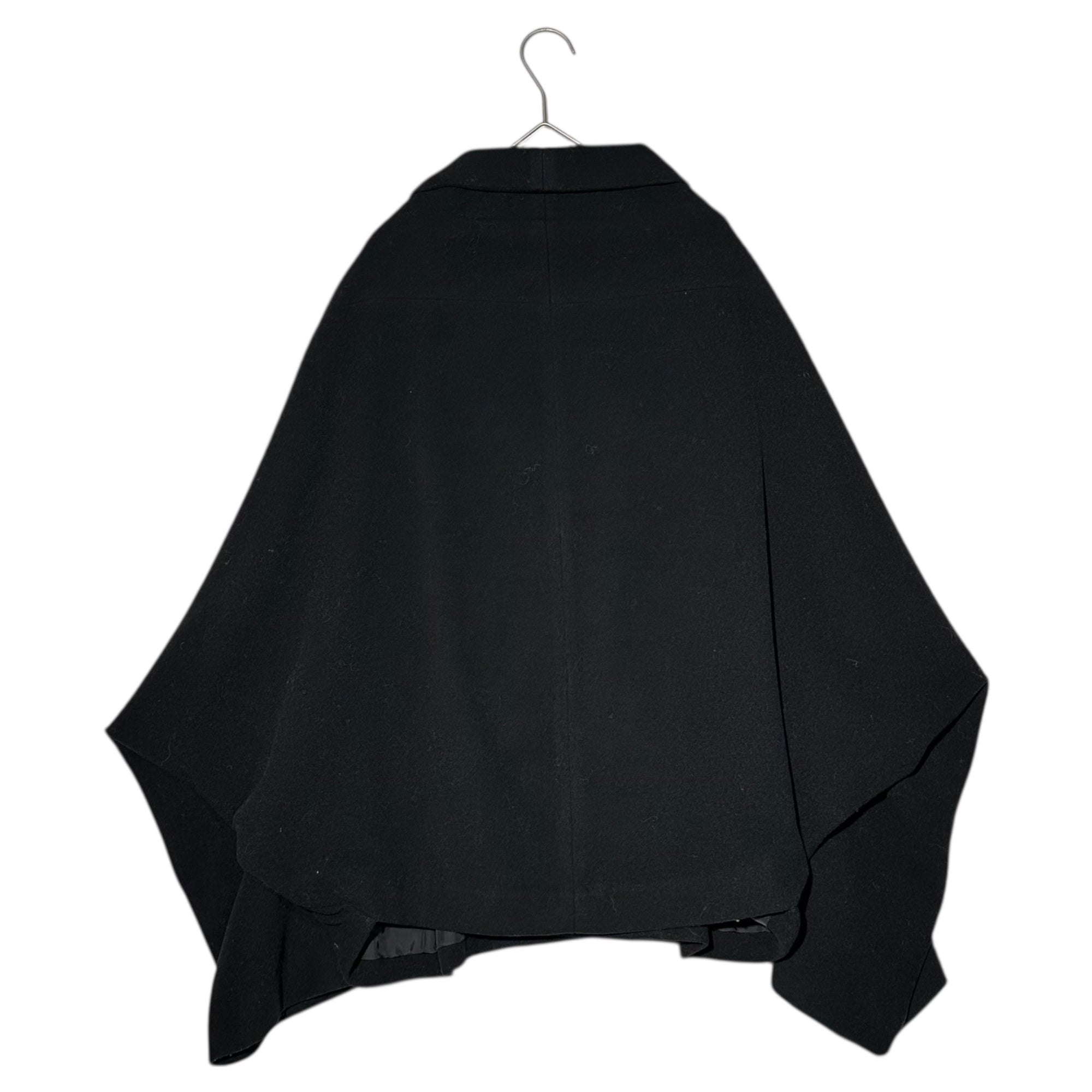 Y's(ワイズ) Kimono-Style Shawl Collar Melton Jacket 着物 スタイル ショールカラー メルトン ジャケット YG-J23-918 3(L程度) ブラック