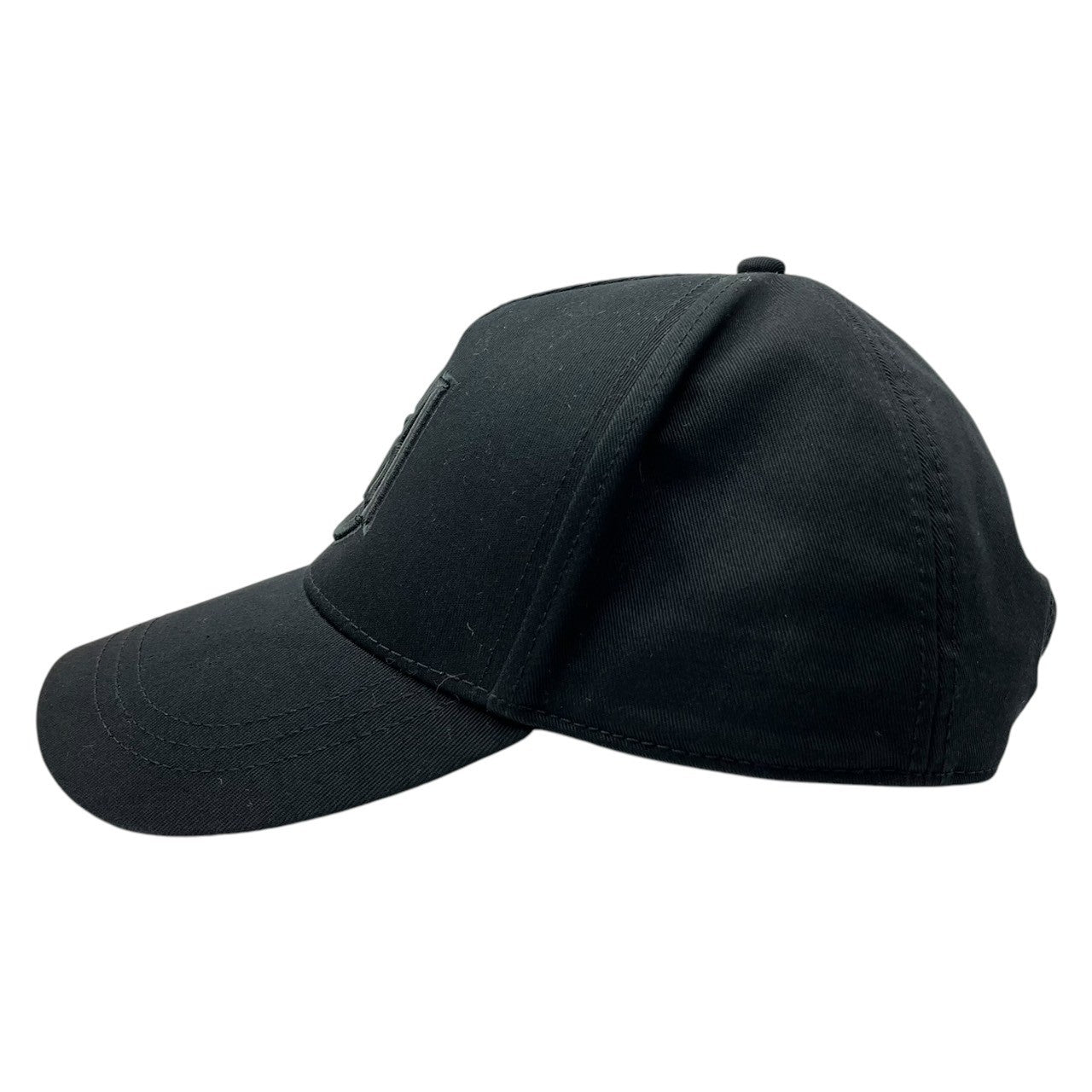 MONCLER(モンクレール) Cotton Gabardine Logo Baseball Cap コットン ギャバジン ロゴ ベースボール キャップ  C-A9CO-23-15750 FREE(UNISEX) ブラック