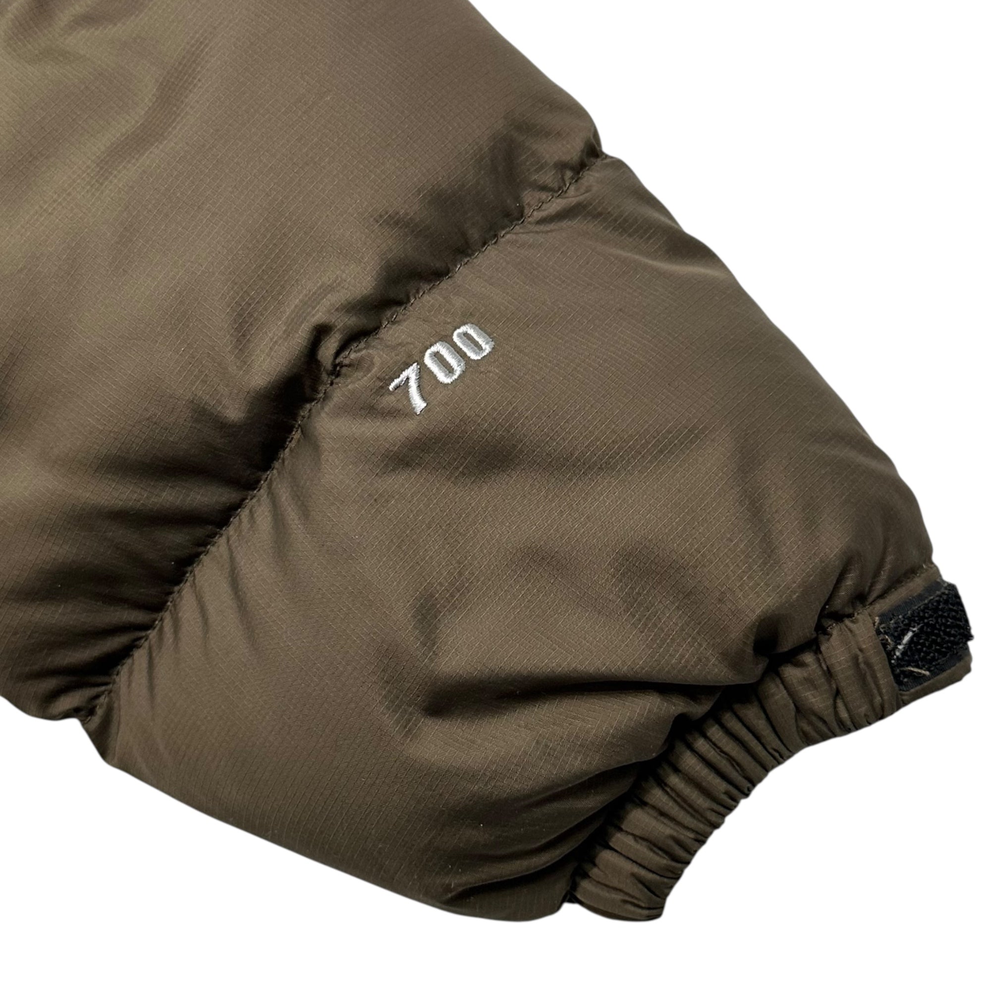 THE NORTH FACE(ノースフェイス) 00's Nuptse Down Jacket ヌプシ ダウン ジャケット センター ロゴ ND01586 S ブラウン 700 fill