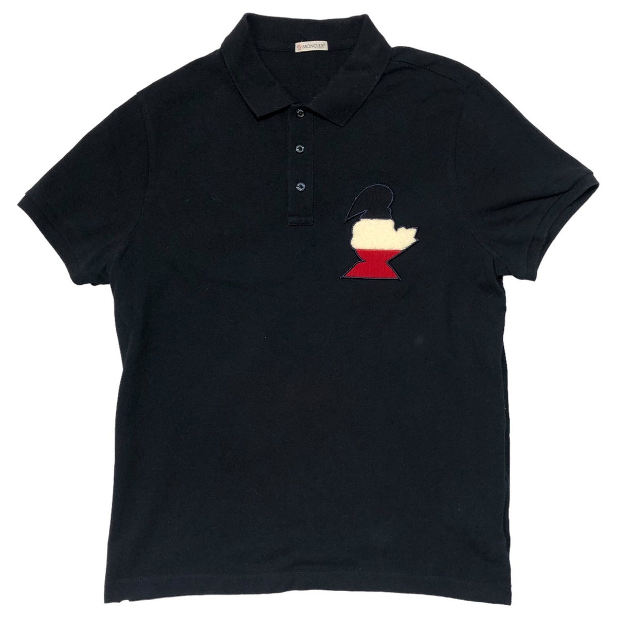 MONCLER(モンクレール) MAGLIA POLO MANICA CORTA ロゴ ワッペン ポロ  