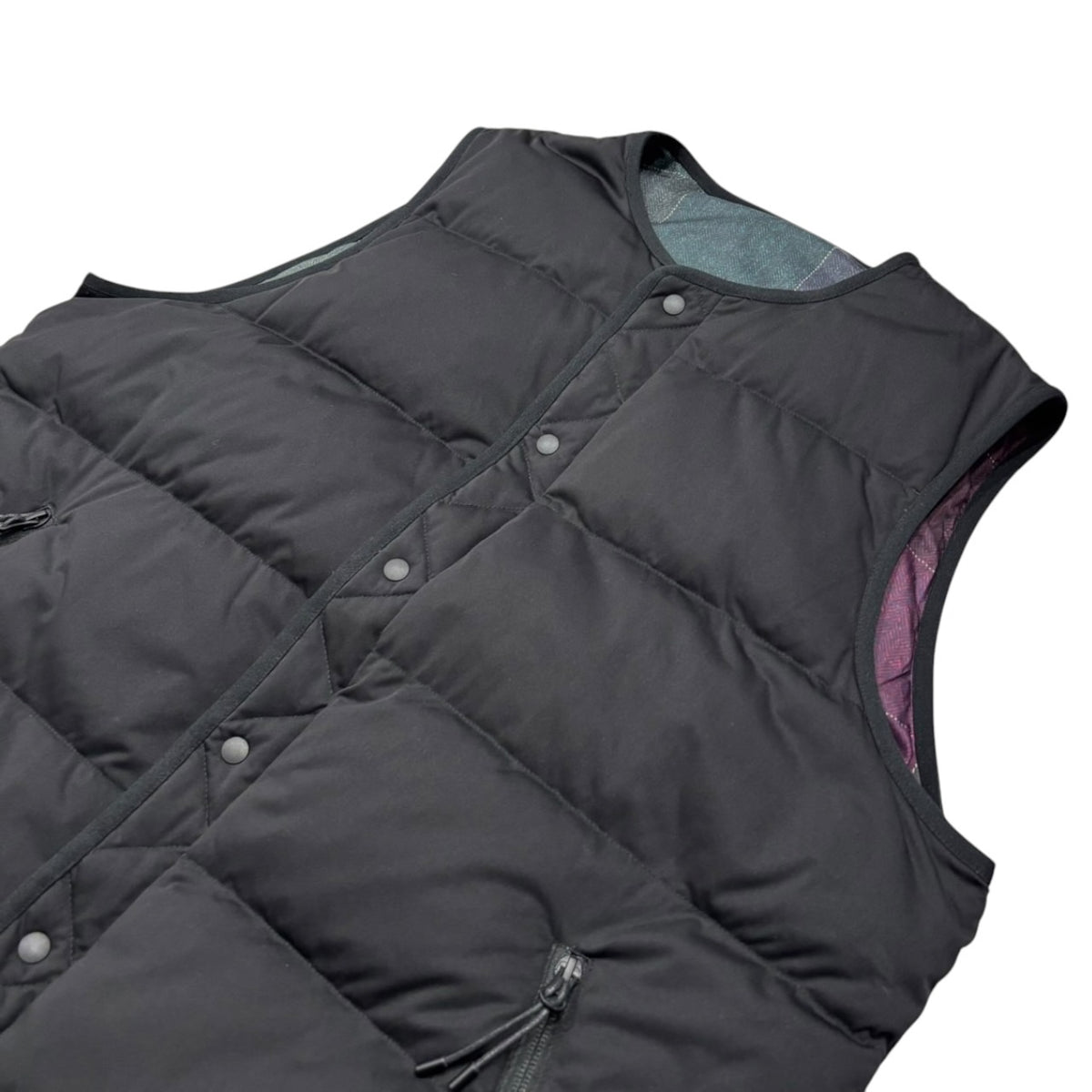 White Mountaineering×TAION(ホワイトマウンテニアリング×タイオン) 2025AW REVERSIBLE DOWN VEST リバーシブル ダウン ベスト WM2573216 2 ブラック