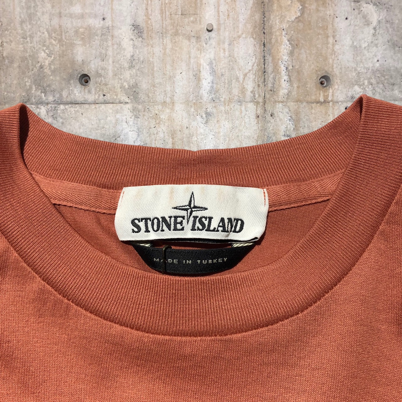 STONE ISLAND(ストーンアイランド) ロゴTシャツ M ピンク