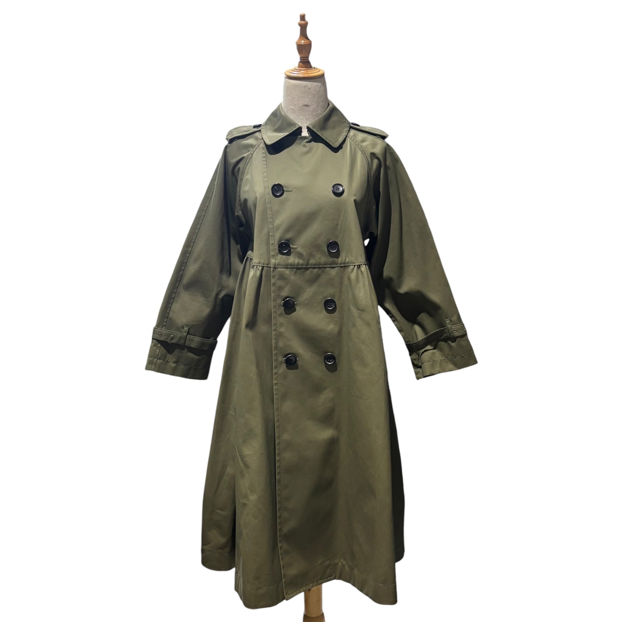 tricot COMME des GARCONS(トリココムデギャルソン) 13AW Cotton Double Trench Coat コットン ダブル トレンチ コート TL-C003  M カーキ AD2013