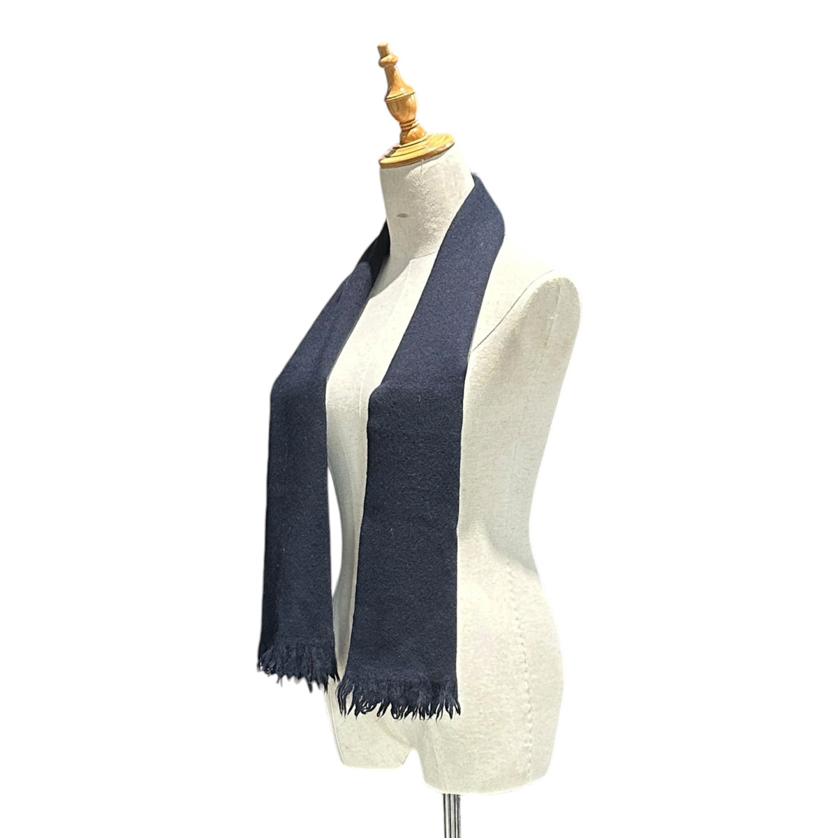 COMME des GARCONS HOMME(コムデギャルソンオム) 1990's  Wool scarf ウール マフラー ネイビー 90年代 田中オム
