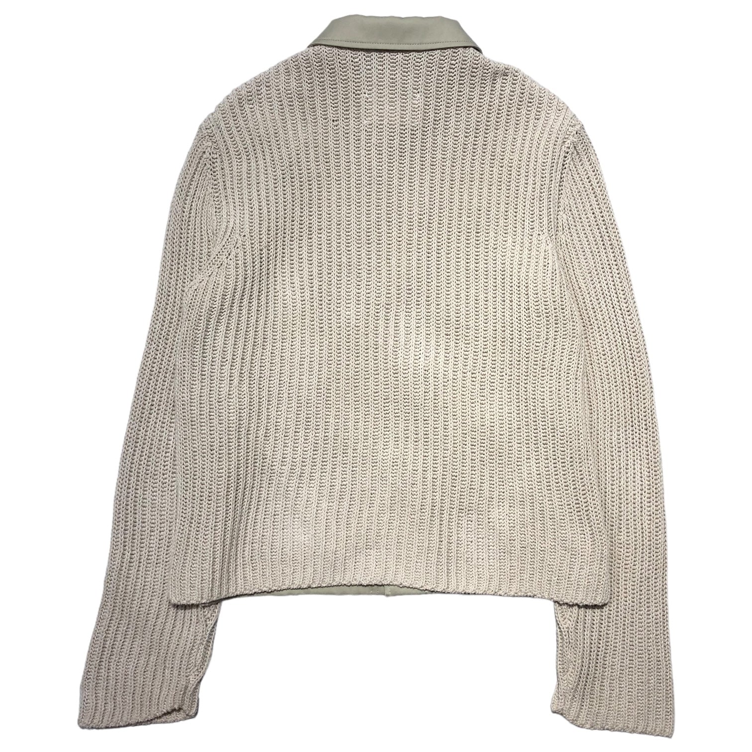 MAISON MARGIELA(メゾンマルジェラ) 20SS knit docking work jacket ニット ドッキング ワーク