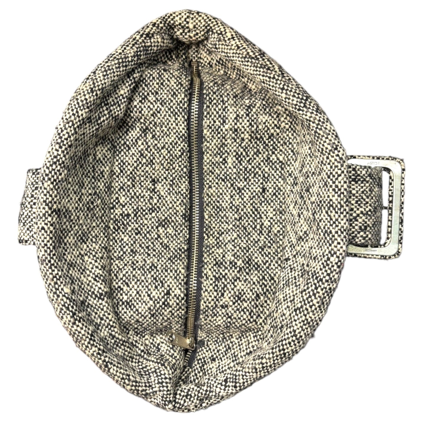 COMME des GARCONS JUNYA WATANABE(コムデギャルソンジュンヤワタナベ) Tweed Quilted Single-Handle Handbag ツイード 中綿 ワンハンドル ハンド バッグ JK042040 ホワイト×ブラック