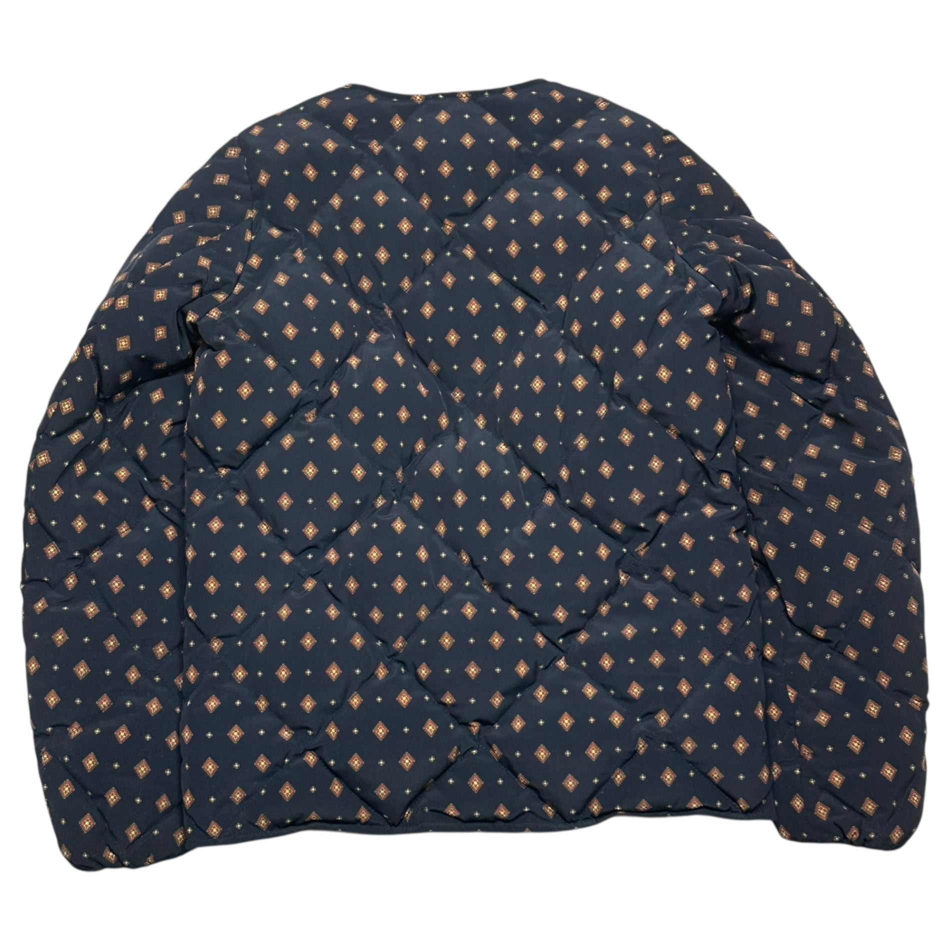 NEEDLES(ニードルズ) Small Paisley Quilted Down Jacket  スモールペイズリー キルティング ダウン ジャケット 2(M程度) ネイビー×レッド BEAMS BOY取扱