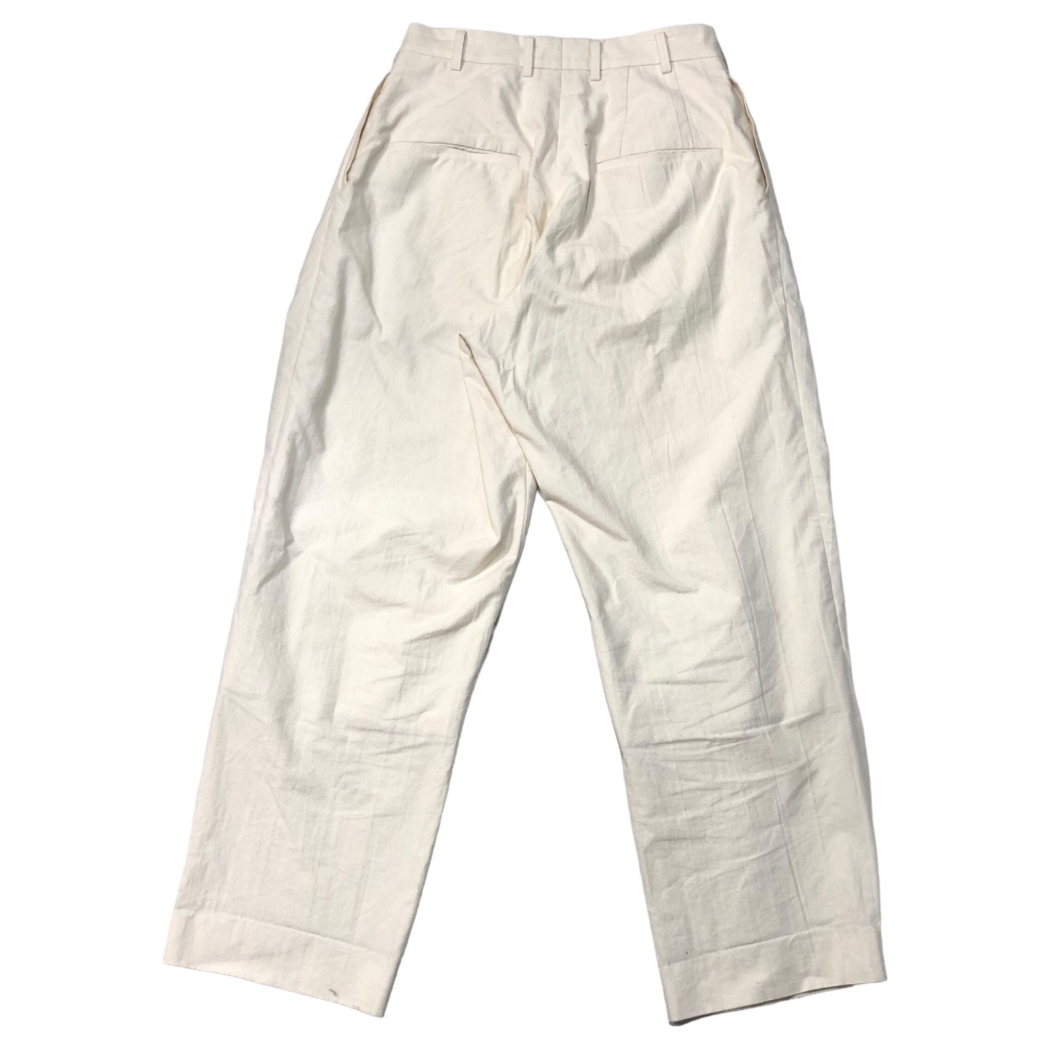 POLYPLOID(ポリプロイド) wide tapered pants ワイドテーパードパンツ 05-A-07 2(M) オフホワイト