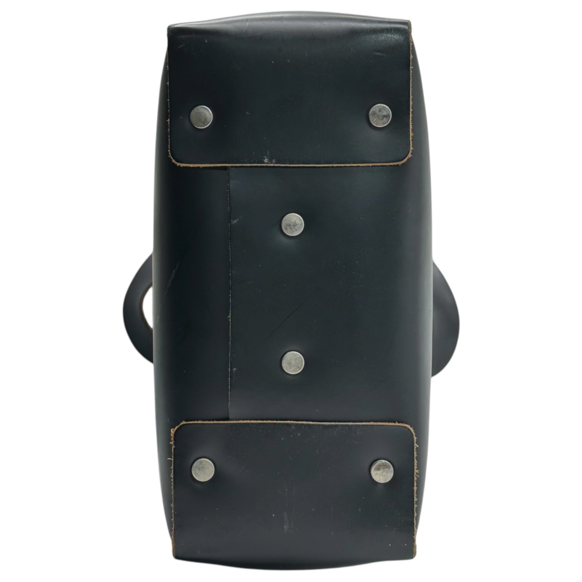 Hender Scheme(エンダースキーマ) ASSEMBLE HAND BAG TALL M アッセンブル ハンドバッグ トール M M ブラック レザー スタッズ