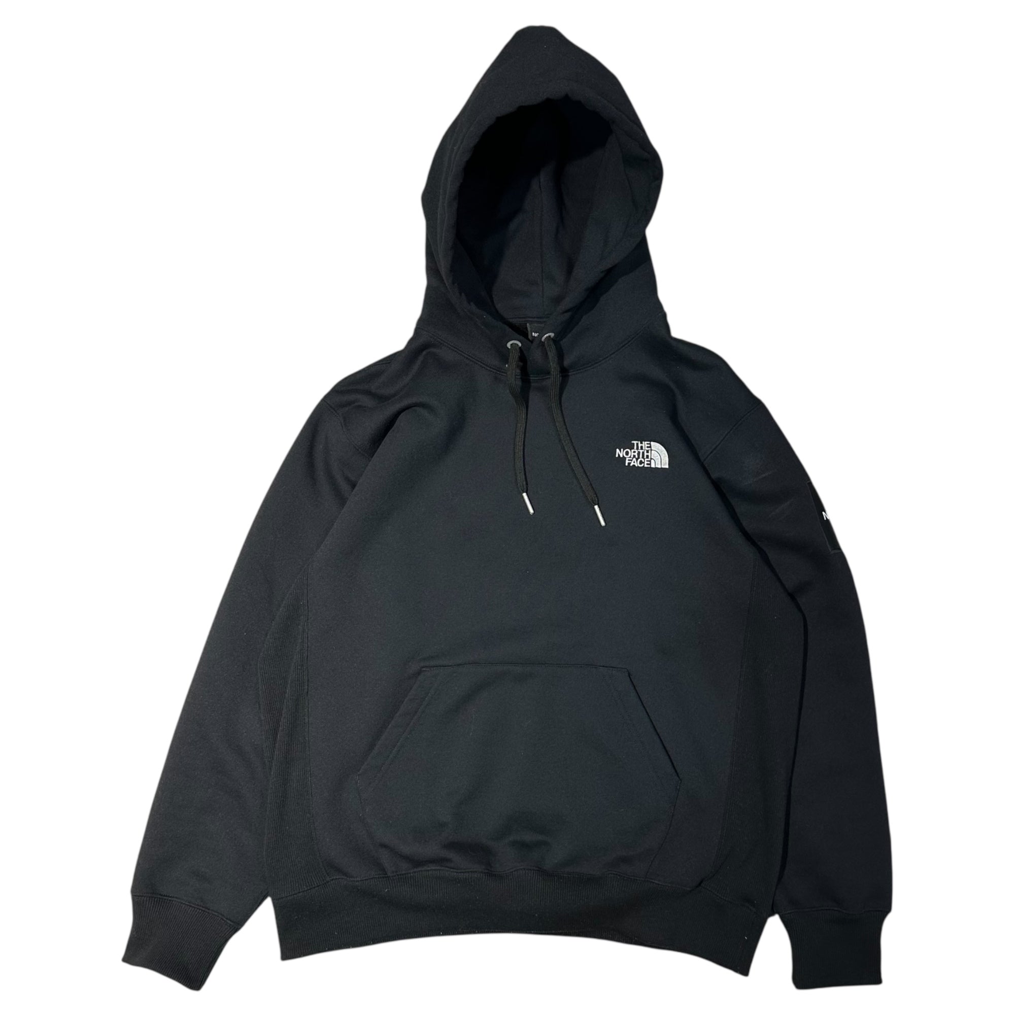 THE NORTH FACE(ノースフェイス) Square Logo Hoodie スクエアロゴフーディ プルオーバーパーカー NT62338 M ブラック
