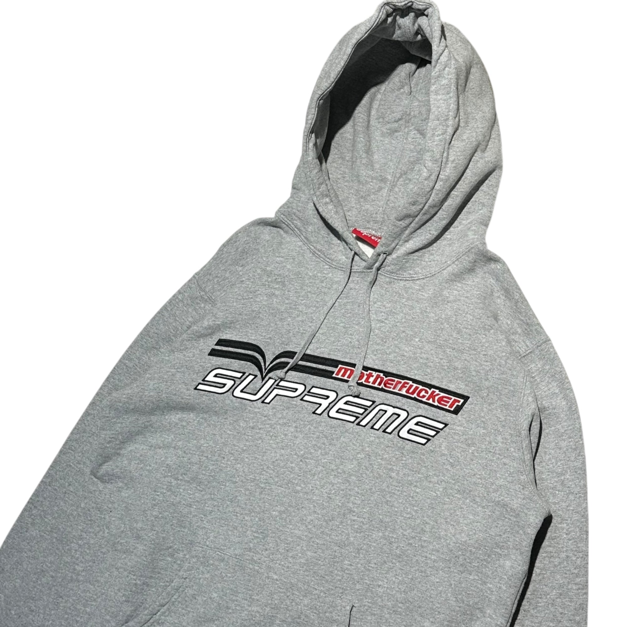 SUPREME(シュプリーム) 19SS Motherfucker Hooded Sweatshirt マザーファッカー プルオーバー パーカー L グレー ロゴ