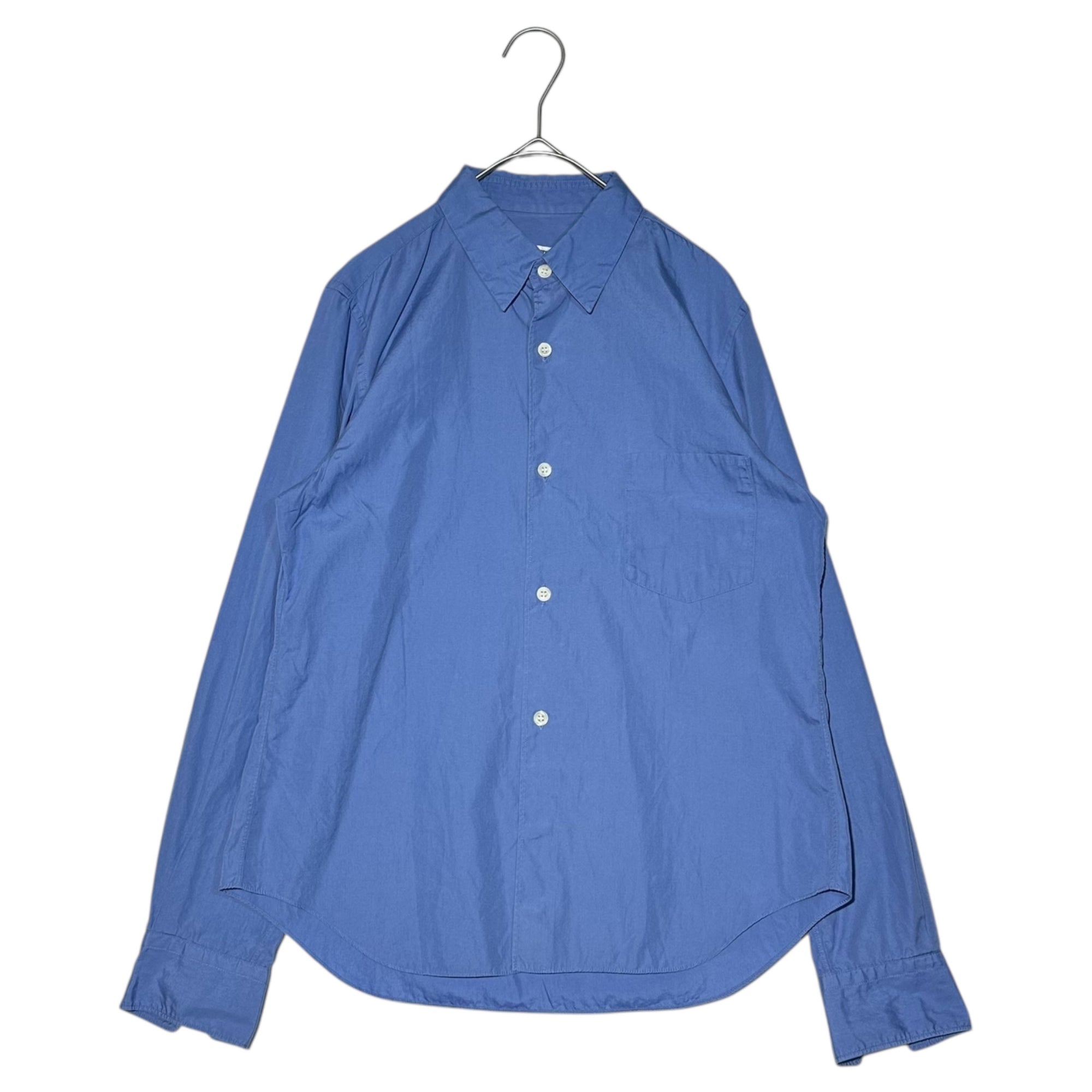 robe de chambre COMME des GARCONS(ローブドシャンブルコムデギャルソン) 99SS Cotton Regular Collar L/S Shirt コットン レギュラー カラー 長袖 シャツ RB-03003S S サックスブルー AD1998 90's 90年代