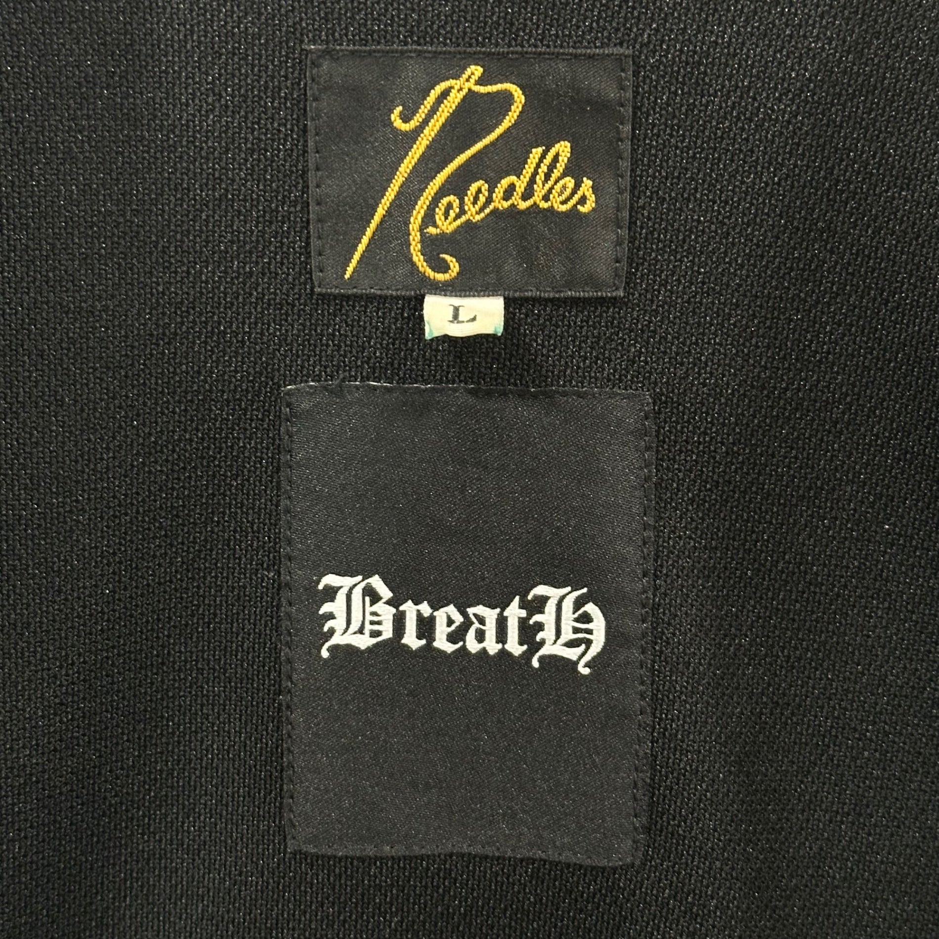 NEEDLES×BREATH(ニードルズ×ブレス) 23AW COACH TRACK JACKET - POLY SMOOTH コーチ トラック ジャケット L ブラック