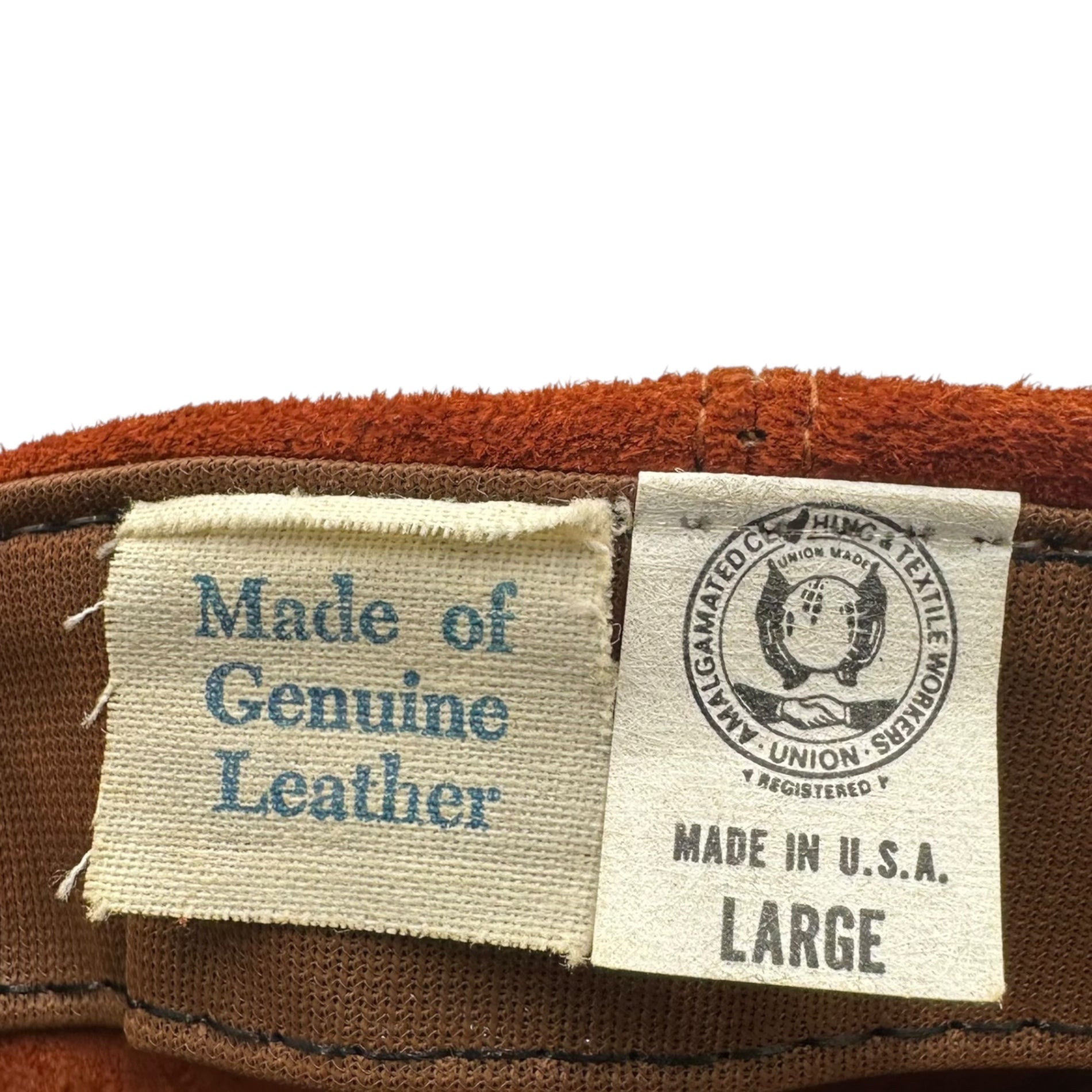 L.L.BEAN(エルエルビーン) 80's USA made Suede Leather Cap