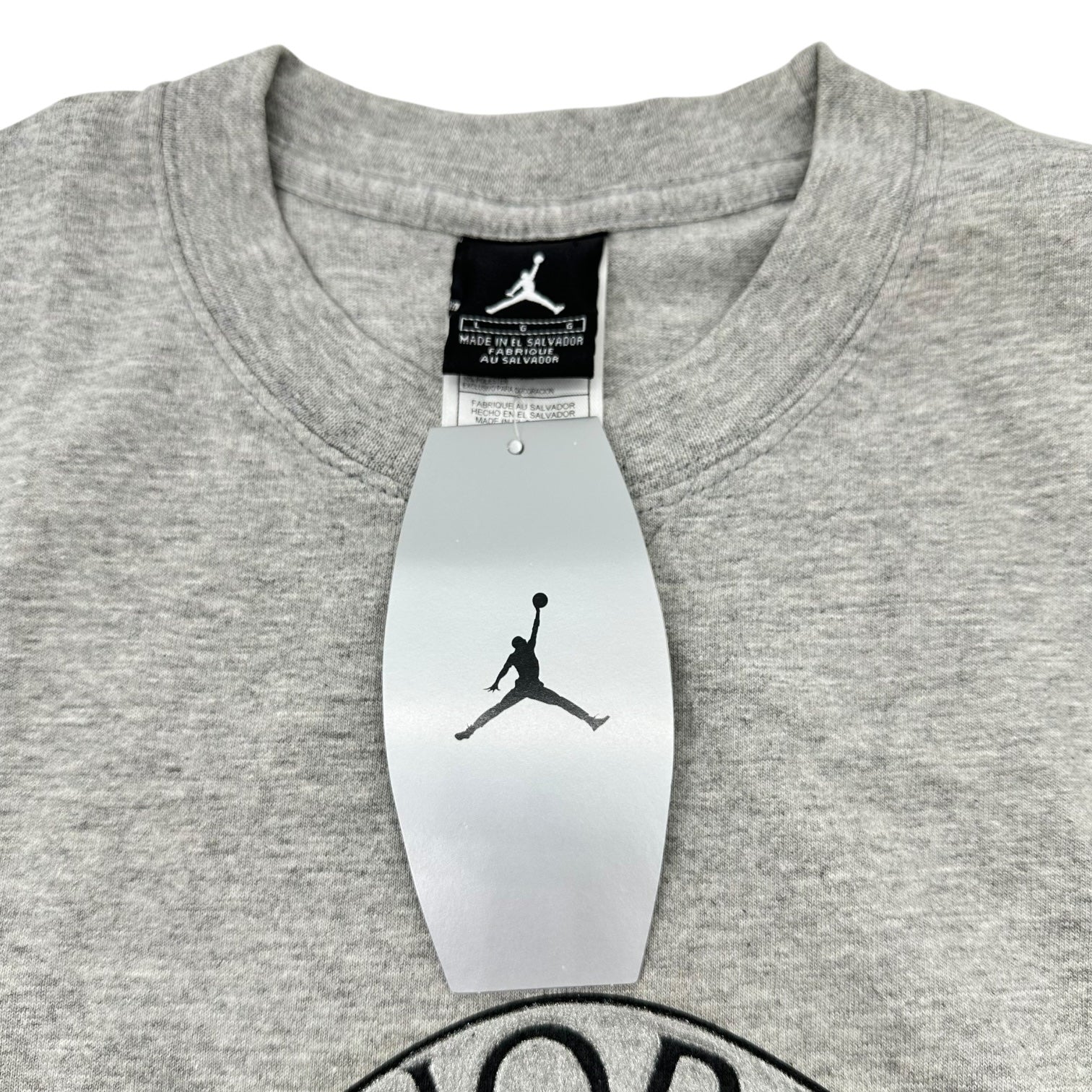NIKE(ナイキ) 90's JORDAN WING LOGO 3D PRINT Tee ジョーダン ウィング ロゴ 3Dプリント Tシャツ 180672-059 L グレー 90年代 ヴィンテージ デッドストック