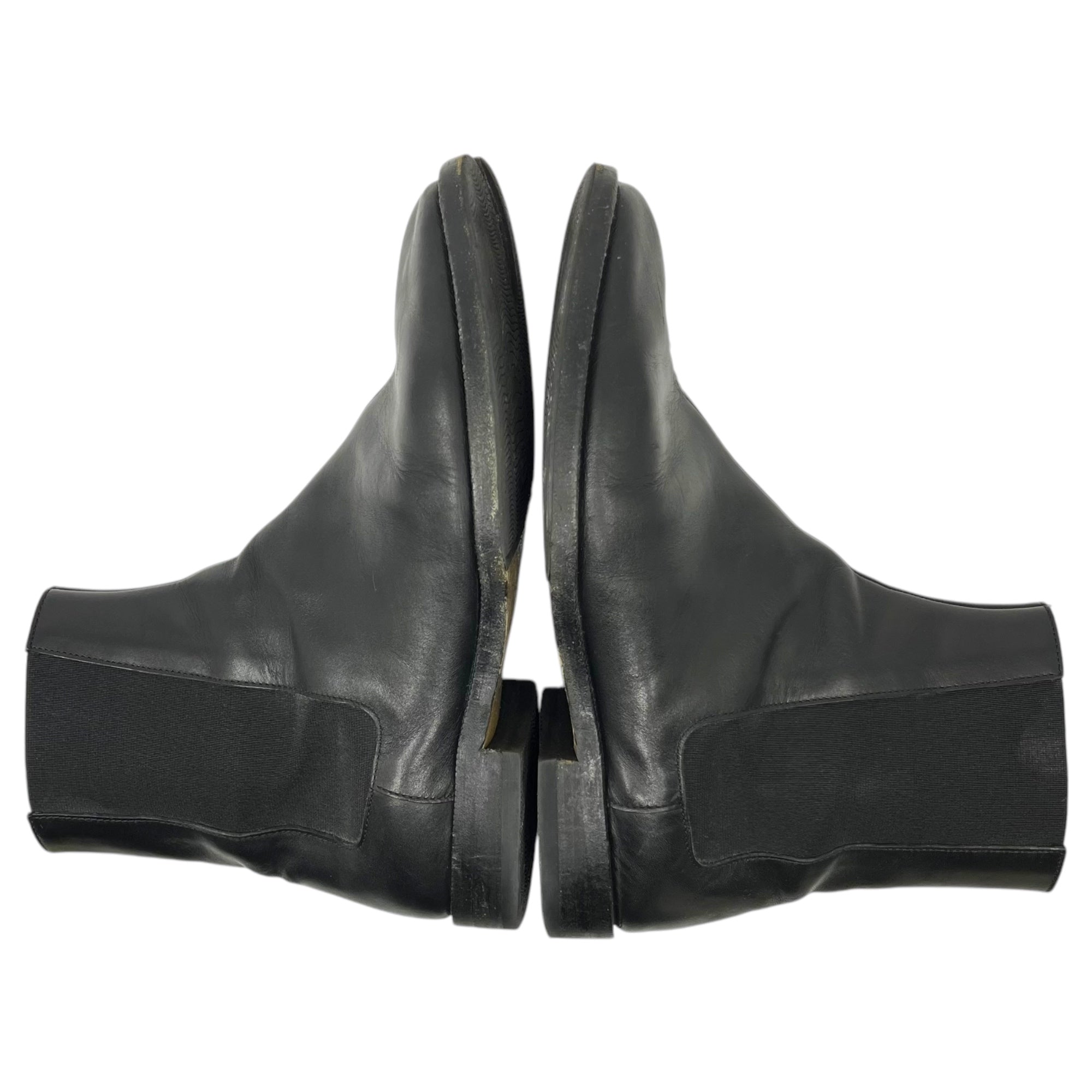 MAISON MARGIELA(メゾンマルジェラ) TABI chelsea boots 足袋 チェルシー ブーツ S57WU0150 40(26cm) ブラック 箱付 サイドゴア レザー