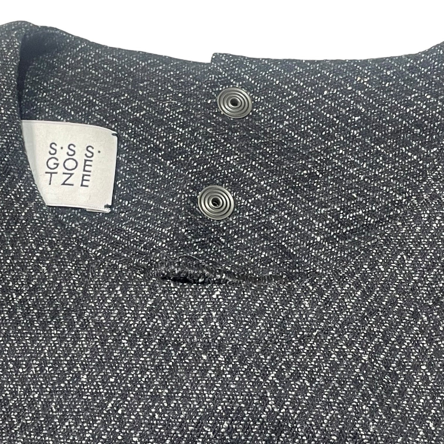 SISSI GOETZE(シッシゴェッツェ) Front pocket sheep wool pullover cut and sew フロントポケット シープウール プルオーバー カットソー SIZE 46(S) グレー