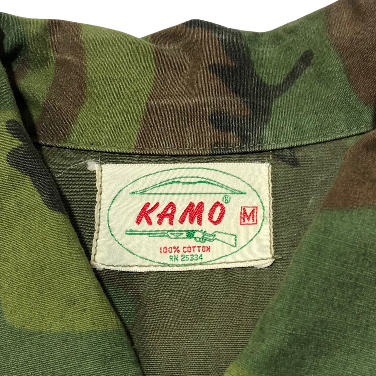KAMO(カモ) 60's～70’s ハンティングジャケット/迷彩/ダックハンターカモ/ヴィンテージ M オリーブ/カーキ/グリーン系 60年代～70年代