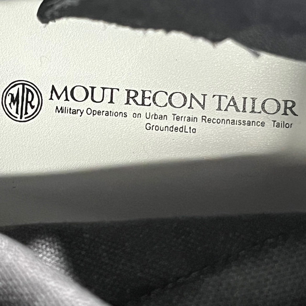 MOUT RECON TAILOR×SUVSOLE(マウトリーコンテーラー×サブソル) Recon TAC Boots コンバット ブーツ MOUT-030 26cm ブラック  厚底 レザー ハイカット スニーカー シューズ