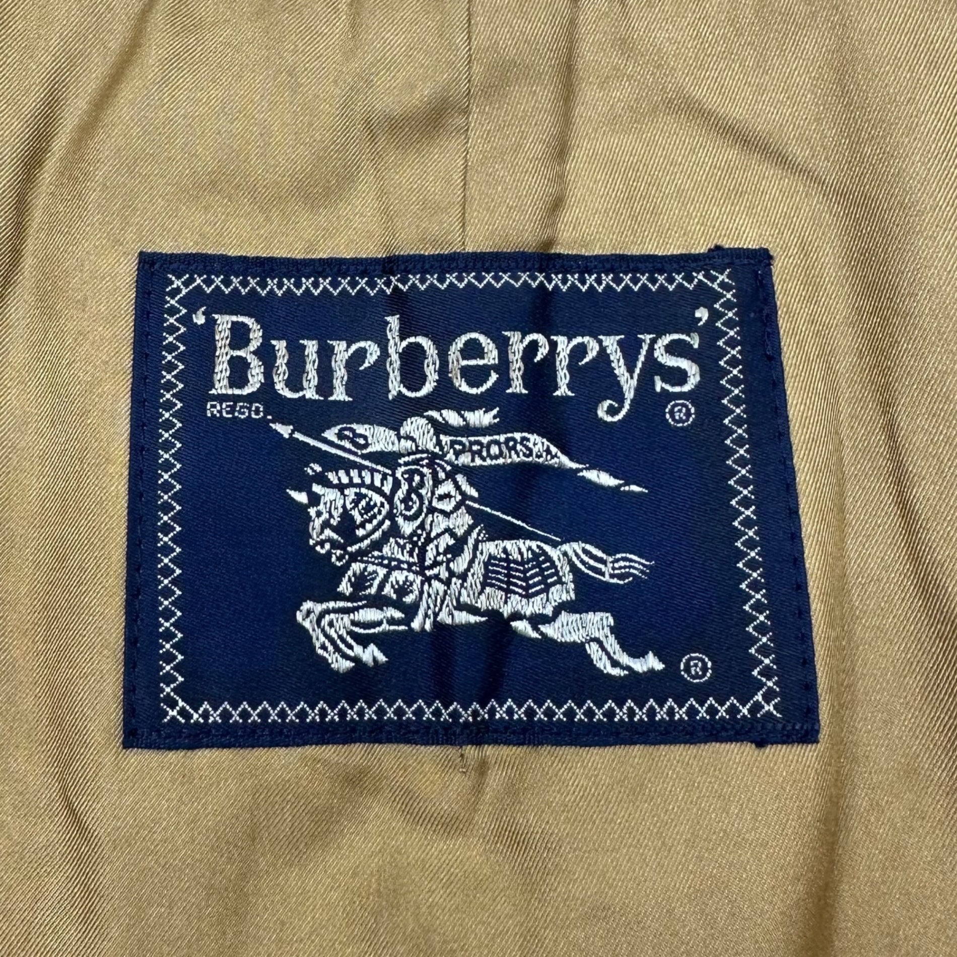 Burberry’s(バーバリーズ) 80's~90's Nova Check Lining Stencil Collar Coat ノバチェック ライニング ステンカラー コート M ベージュ 80年代～90年代 ヴィンテージ ライナー付