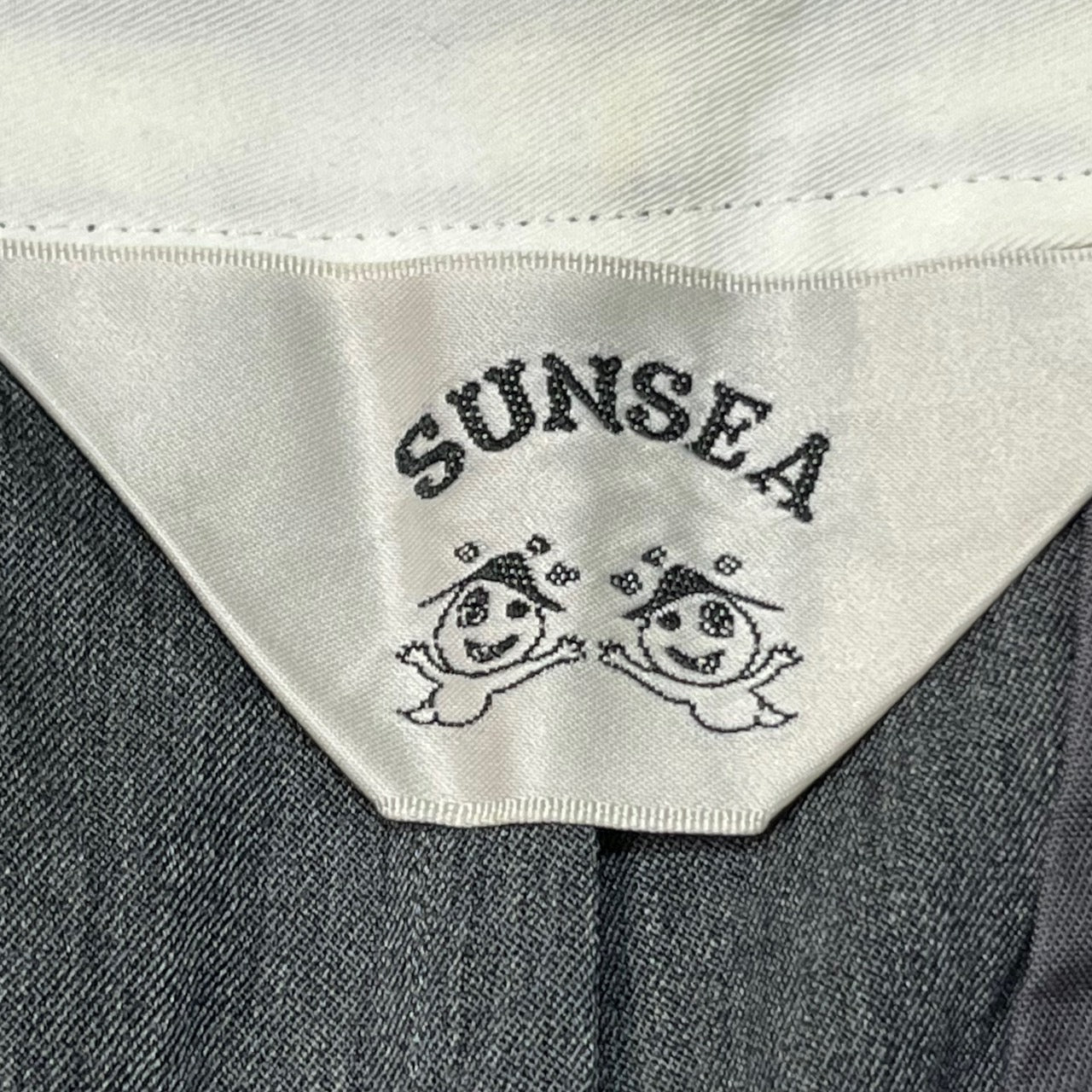 SUNSEA(サンシー) 18SS Summer Wool TEKE TEKE Pants/サマーウールテケテケパンツ/スラックス 18S40 SIZE 2(M) グレー