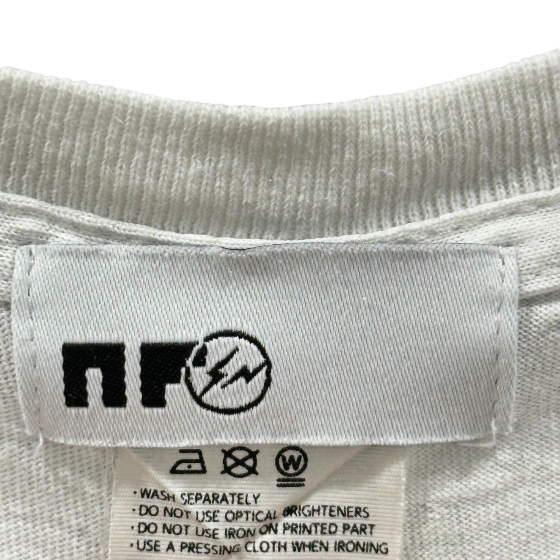 FRAGMENT DESIGN(フラグメントデザイン) Embroidered Logo S/S T-Shirt 刺繡 ロゴ 半袖 Tシャツ L ホワイト