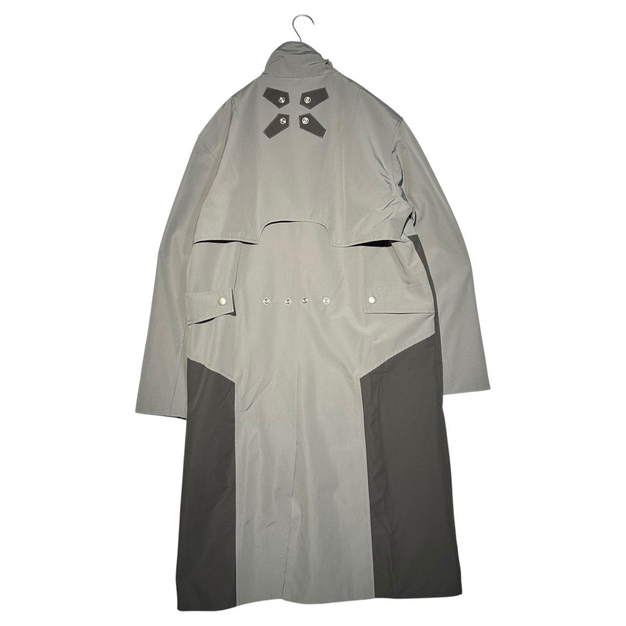 FULL OF SSUN CLOTHING(フルオブサンクロージング) 24AW LOREM IPSUM NYLON COAT ロレム イプサム ナイロン コート L程度 グレー