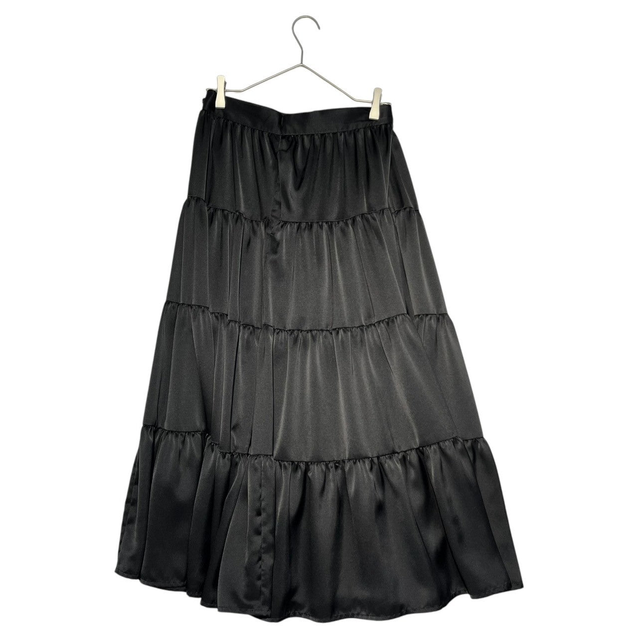 noir kei ninomiya(ノワールケイニノミヤ) 23AW pleated long skirt プリーツ ロング スカート ベルト 3L-S002 S ブラック AD2023コムデギャルソン