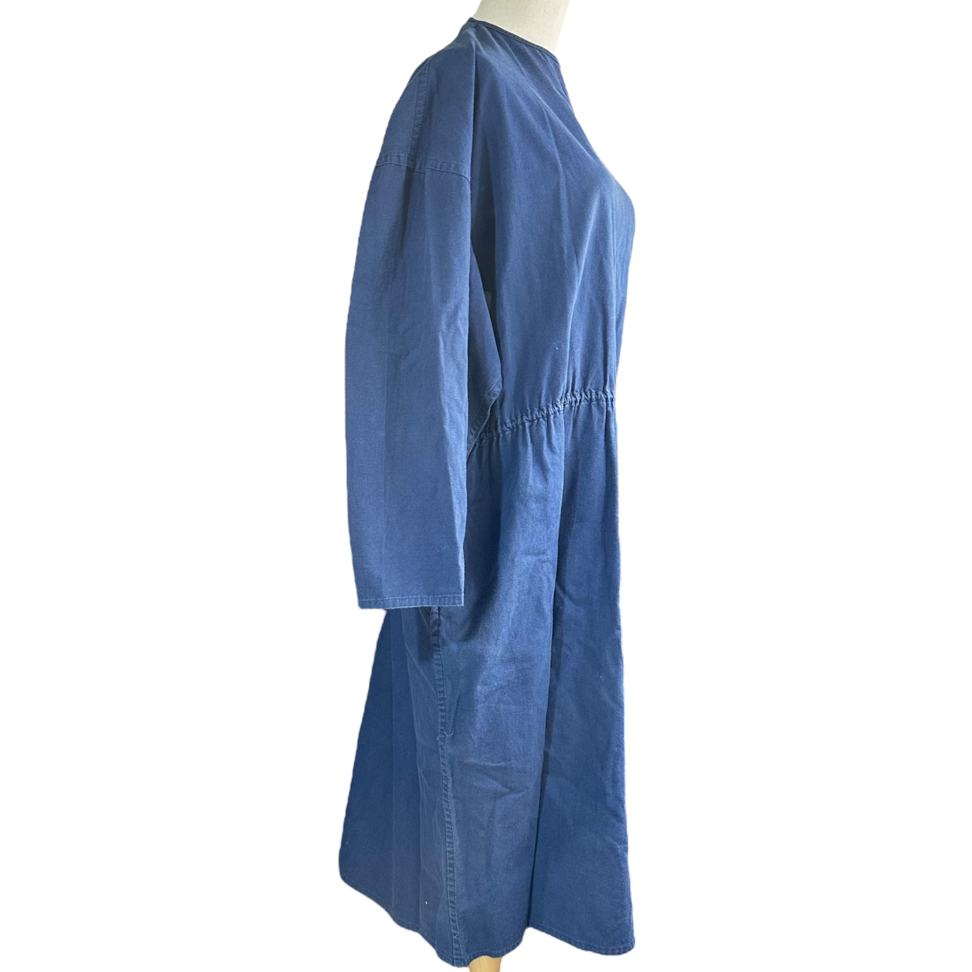 Y's(ワイズ) 80's L/S Cotton Hospital Dress 80年代 長袖 コットン ホスピタル ワンピース FREE ブルー