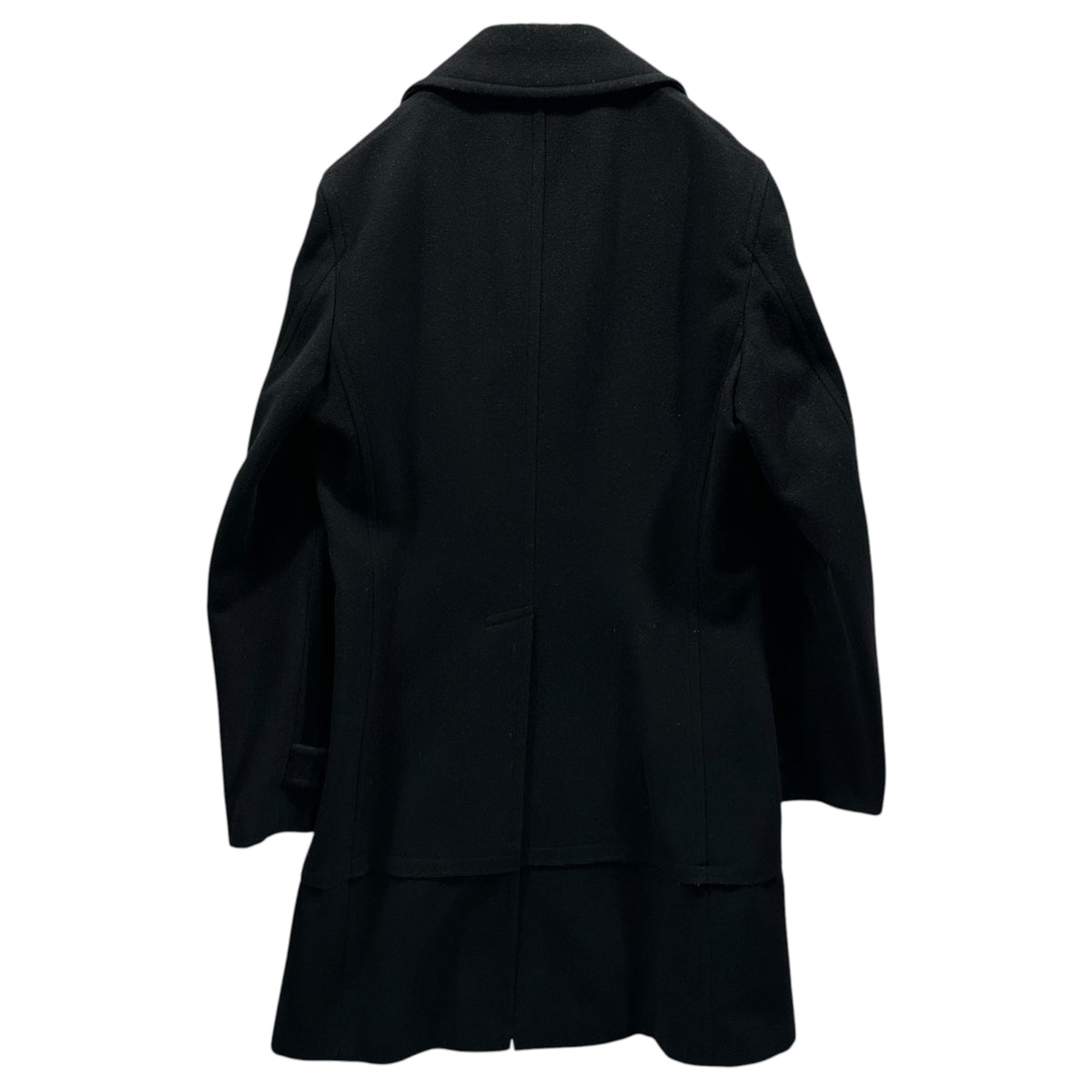 COMME des GARCONS HOMME PLUS(コムデギャルソンオムプリュス) 2017AW Double-breasted wool melton coat ウール メルトン ダブル コート PT-C003 S ブラック AD2017