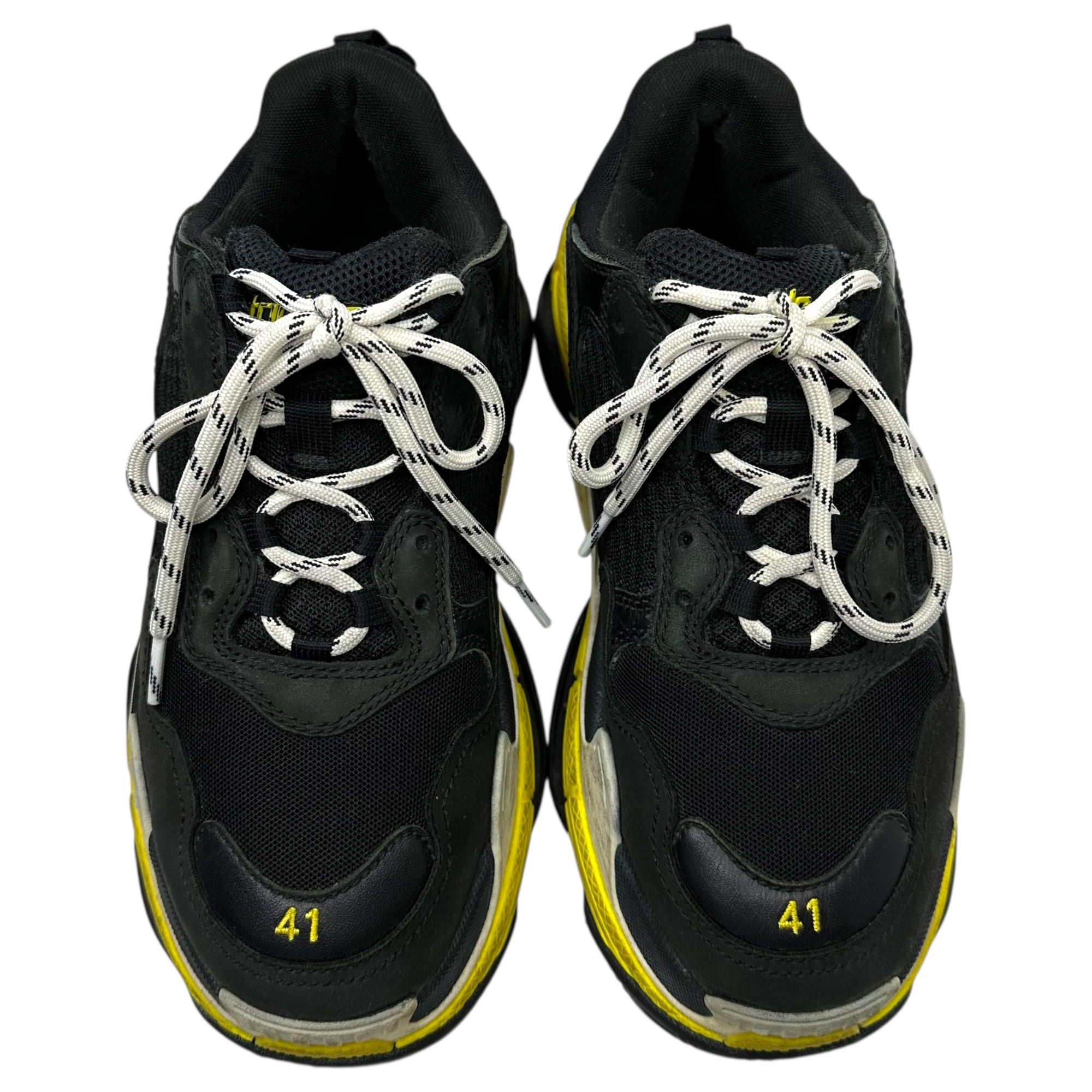 BALENCIAGA(バレンシアガ) TripleS Black Yellow White トリプルS 534162 27cm ブラック×イエロー×ホワイト 厚底 スニーカー