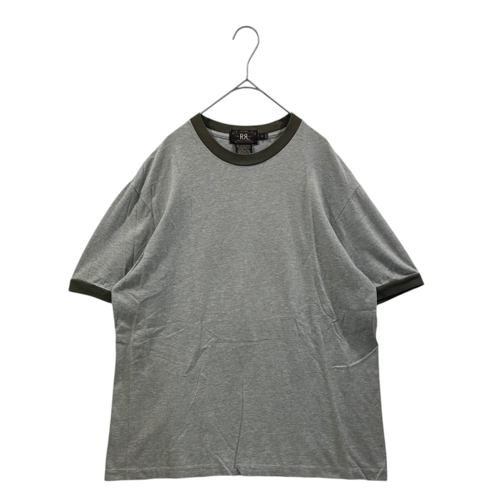 RRL(ダブルアールエル) Cotton Ringer T-shirt コットン リンガー Tシャツ M グレー
