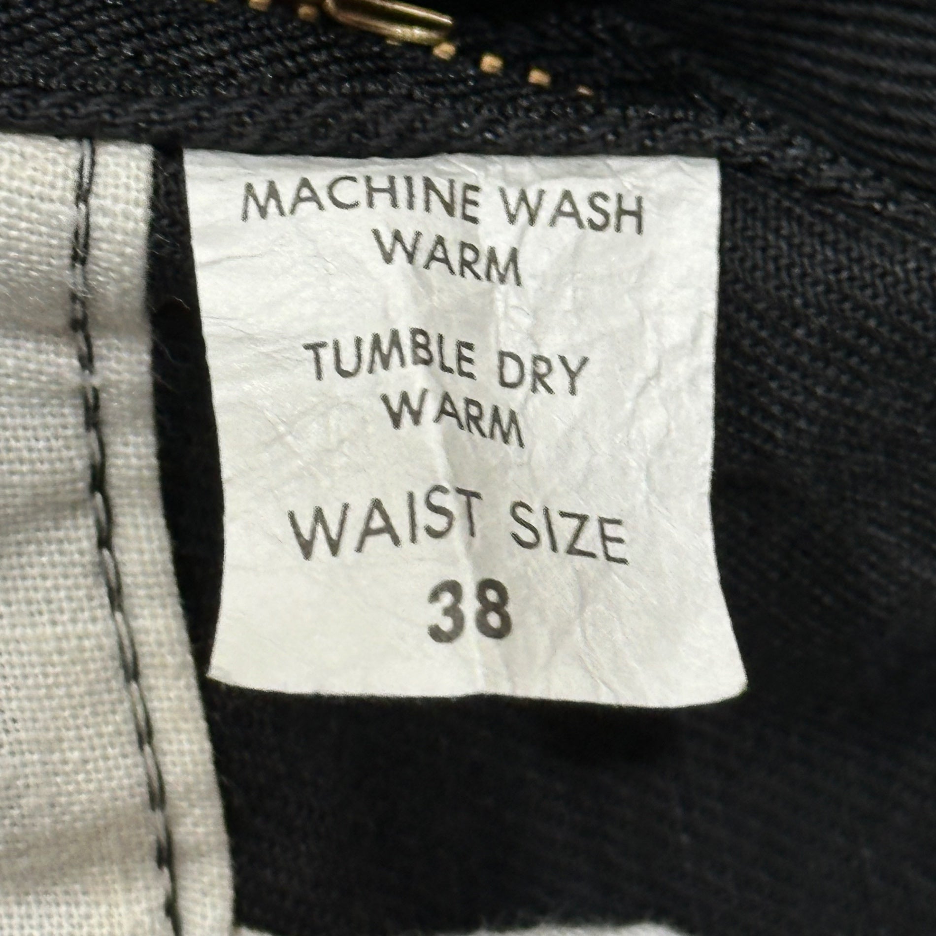 BEN DAVIS(ベンデイビス) 80's~90's FRISCO PANTS - 100% Cotton Made in USA フリスコ パンツ W38 ブラック 80年代～90年代 裏無地 サスペンダーボタン