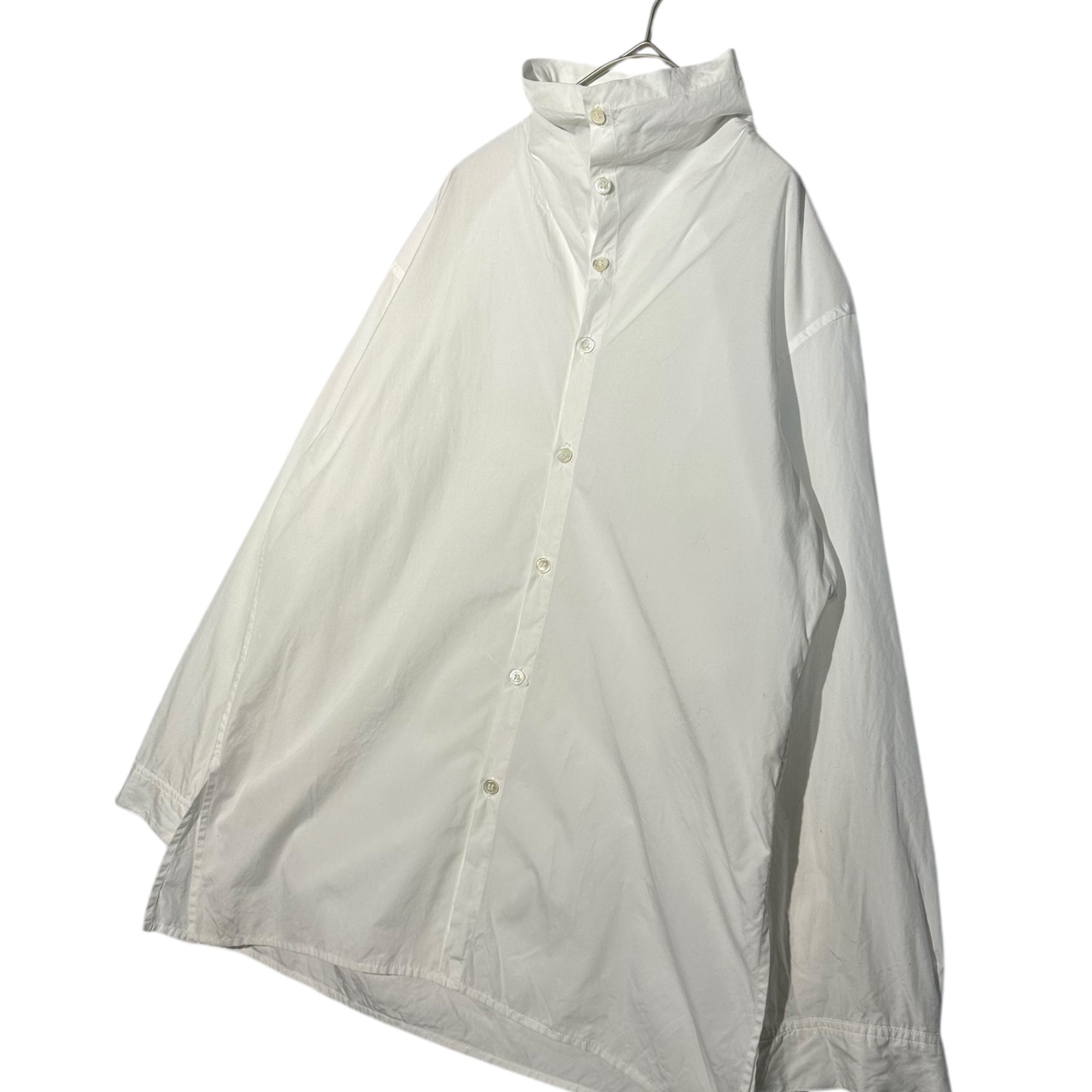 Y's(ワイズ) Full-button L/S Cotton Shirt フルボタン 長袖 コットン シャツ YQ-B06-001 FREE ホワイト