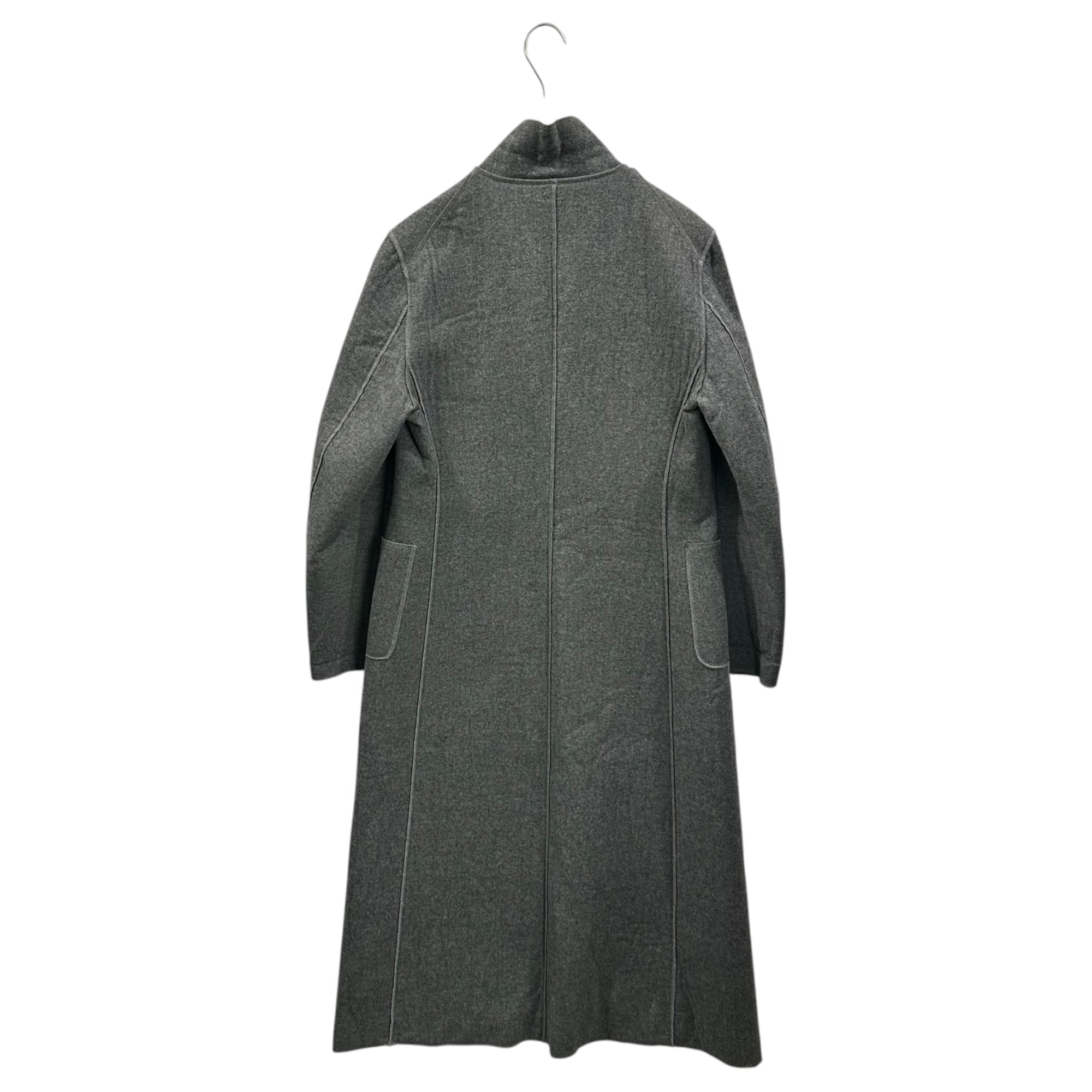 robe de chambre COMME des GARCONS(ローブドシャンブルコムデギャルソン) 1999AW Bonded Wool Long Coat ボンディング ウール ロング コート RJ-040140 表記無(S程度) グレー 90's 90年代 AD1999