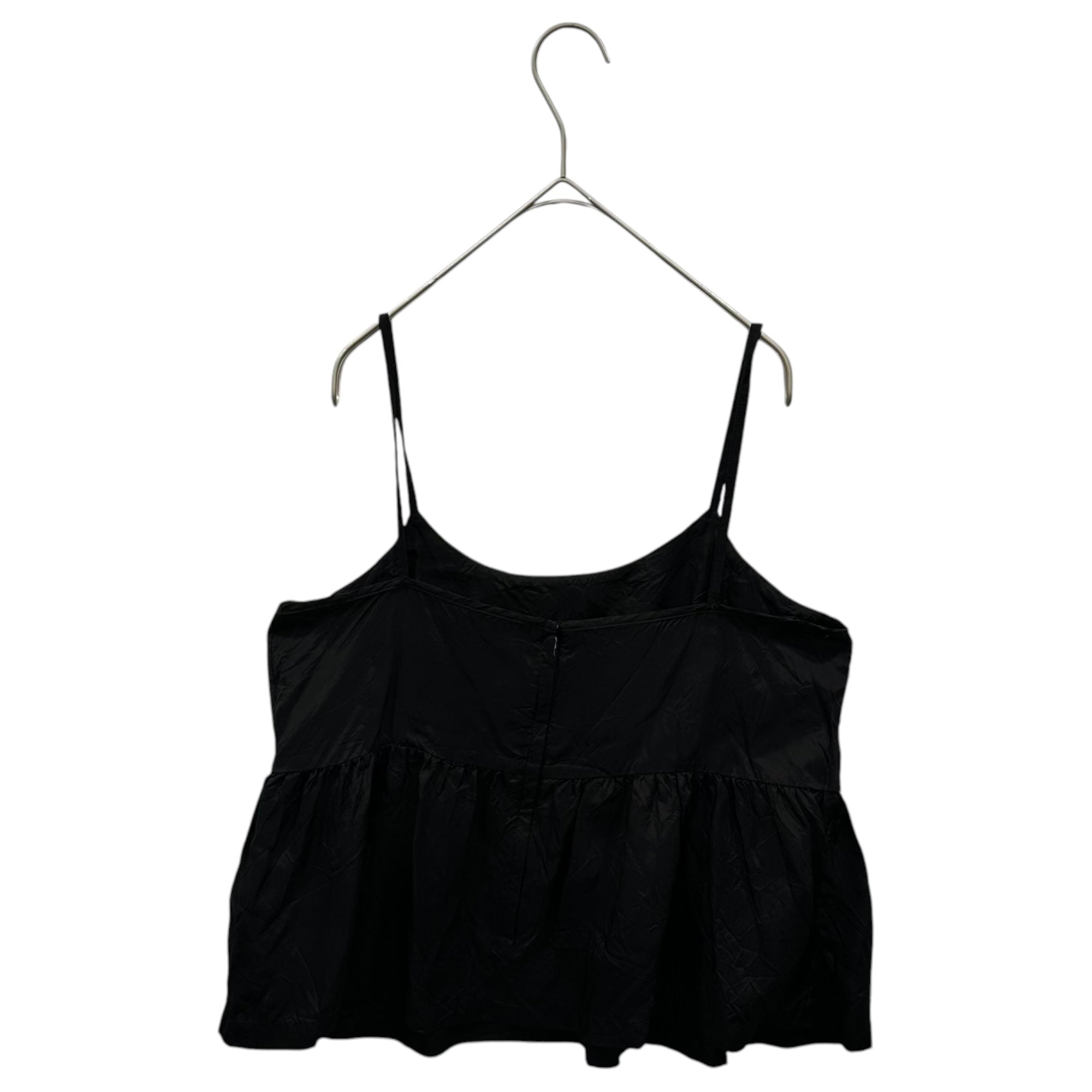 COMME des GARCONS COMME des GARCONS(コムデギャルソンコムデギャルソン) 2023SS Cupro Gathered Bustier キュプラ ギャザー ビスチェ RK-B024 M ブラック AD2022 フレア キャミソール