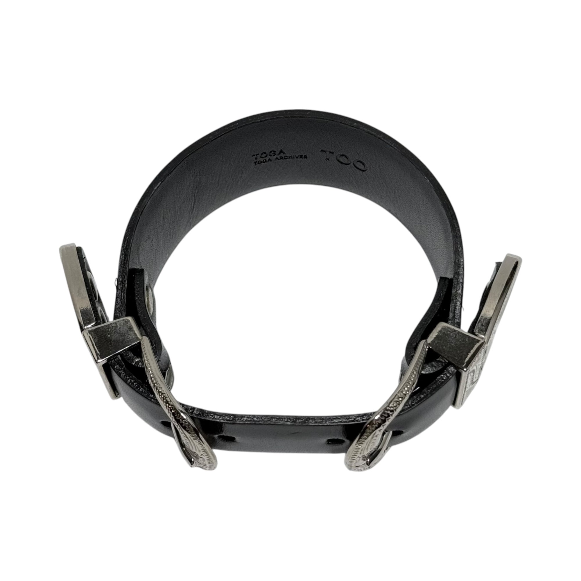 TOGA TOO(トーガトゥー) Double buckle bangle ダブルバックル