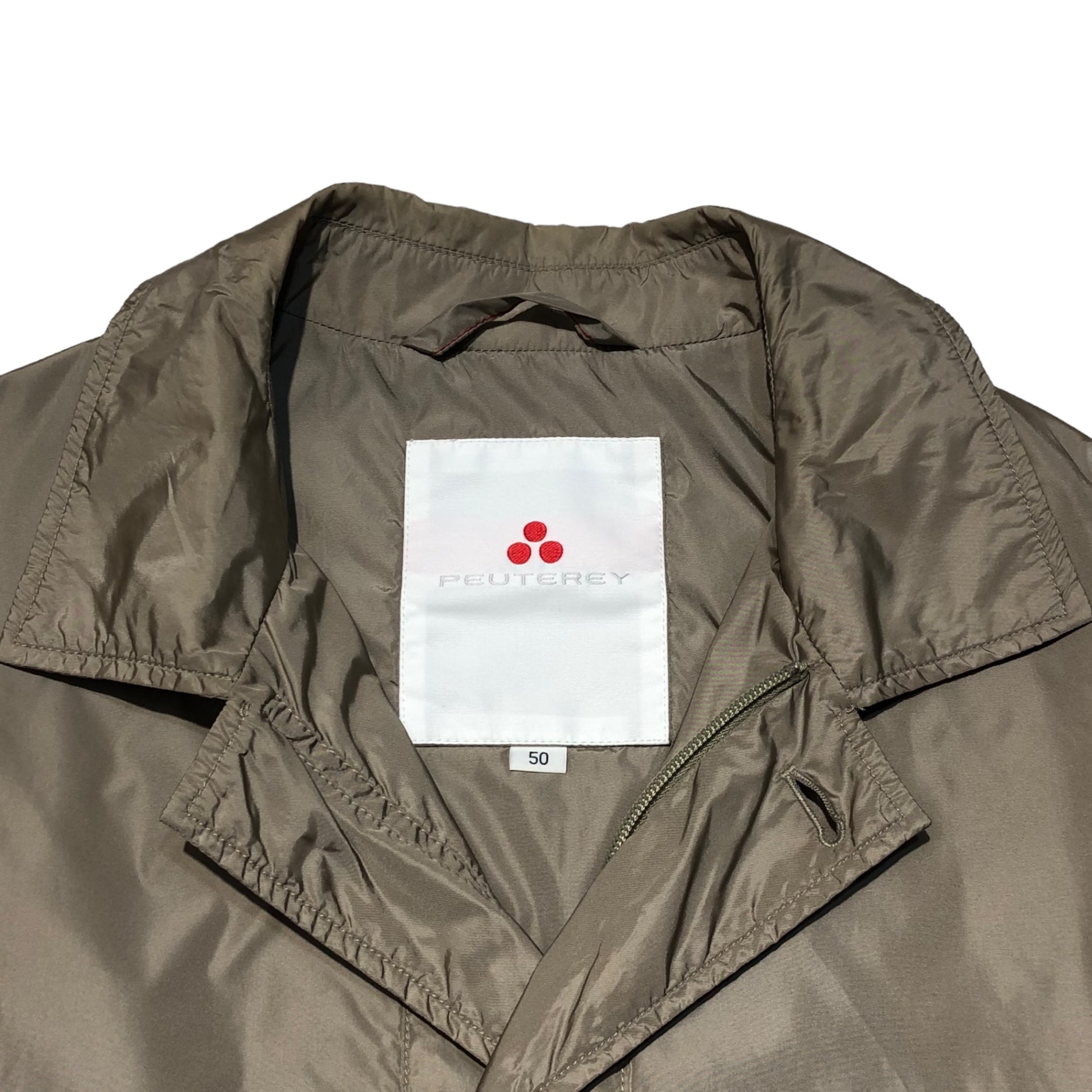 PEUTEREY(ピューテリー) nylon stainless steel collar coat ナイロン ステンカラー コート 47251167 50(XL程度) ベージュ ジャケット
