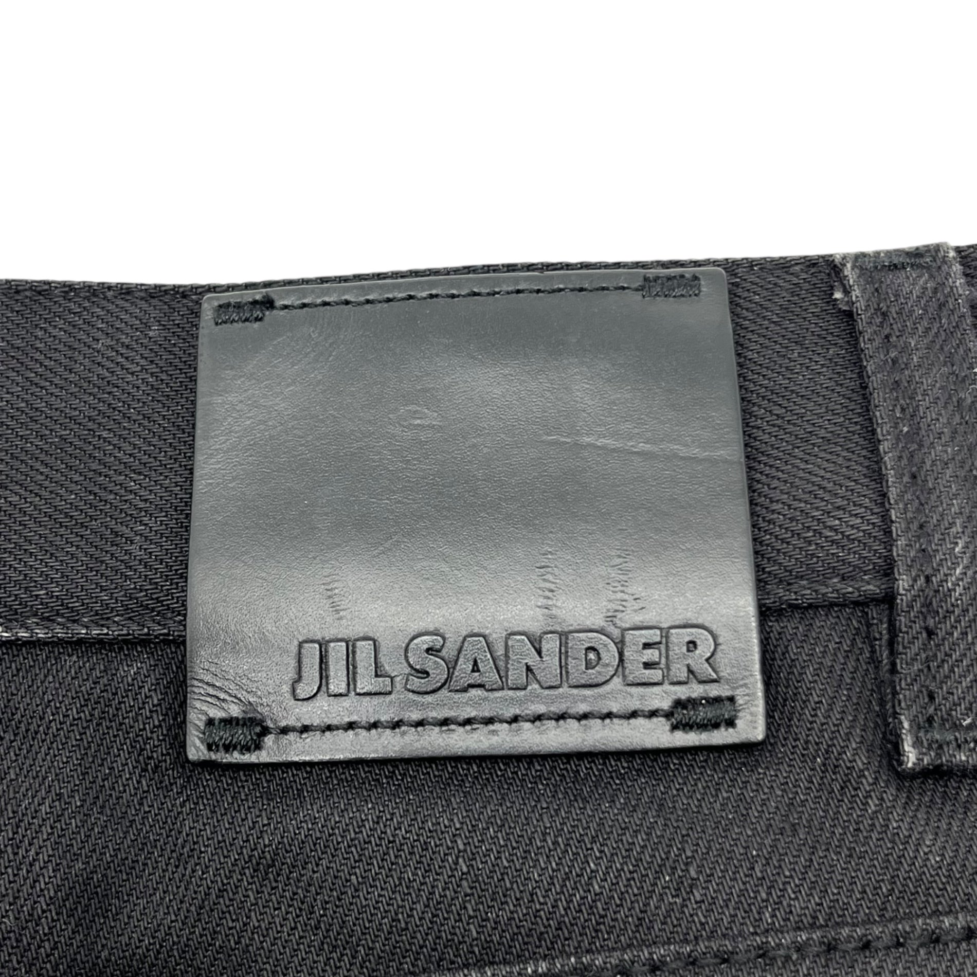 JIL SANDER(ジルサンダー) 2015'S stretch black denim pants ストレッチ ブラック デニム パンツ 04 2015-0010308 31 ブラック