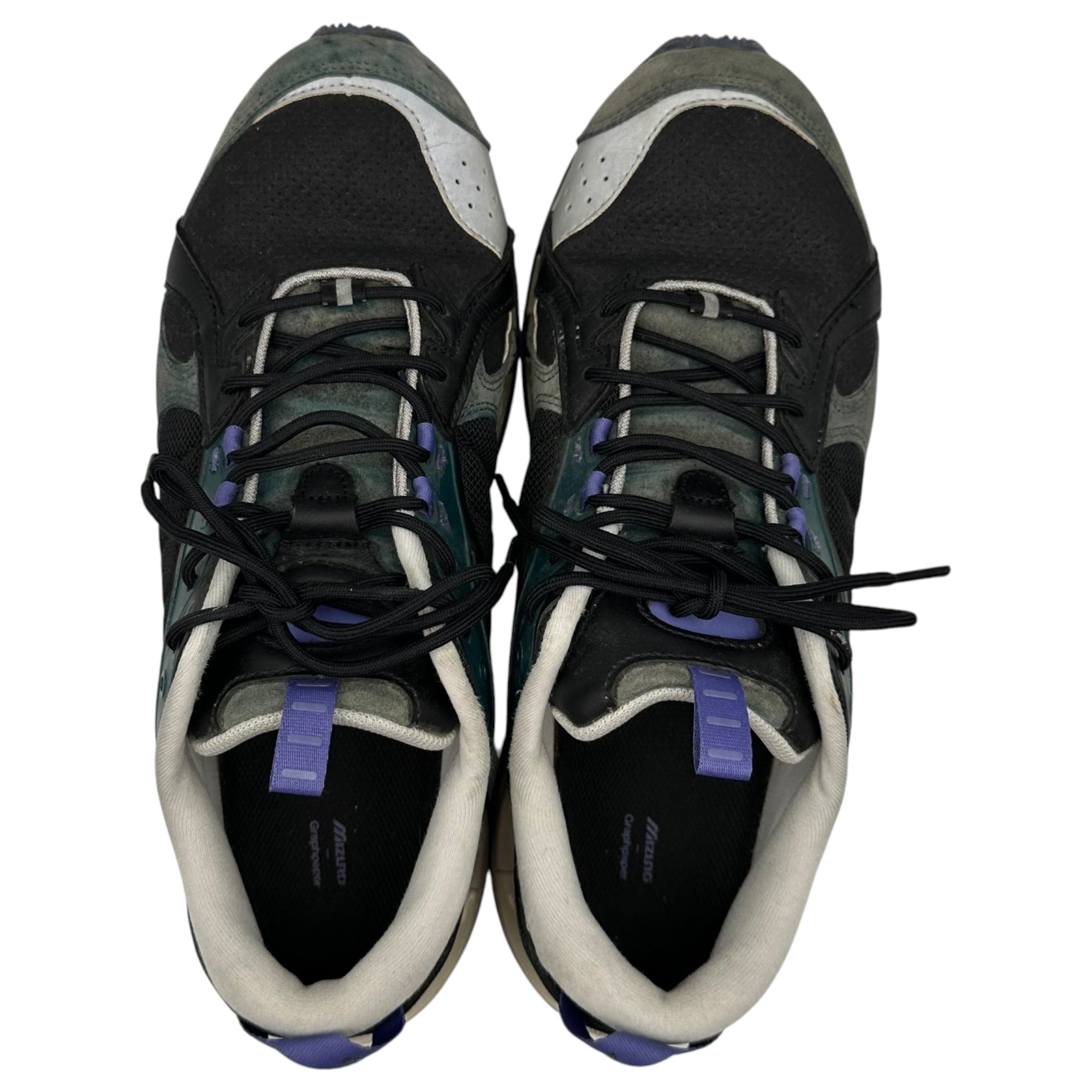 MIZUNO×Graphpaper(ミズノ×グラフペーパー) Wave Prophecy β2 "Green/Black/Purple" ウェーブ プロフェシー ベータ2 D1GD230701 27.5cm ブラック×ブルー スニーカー