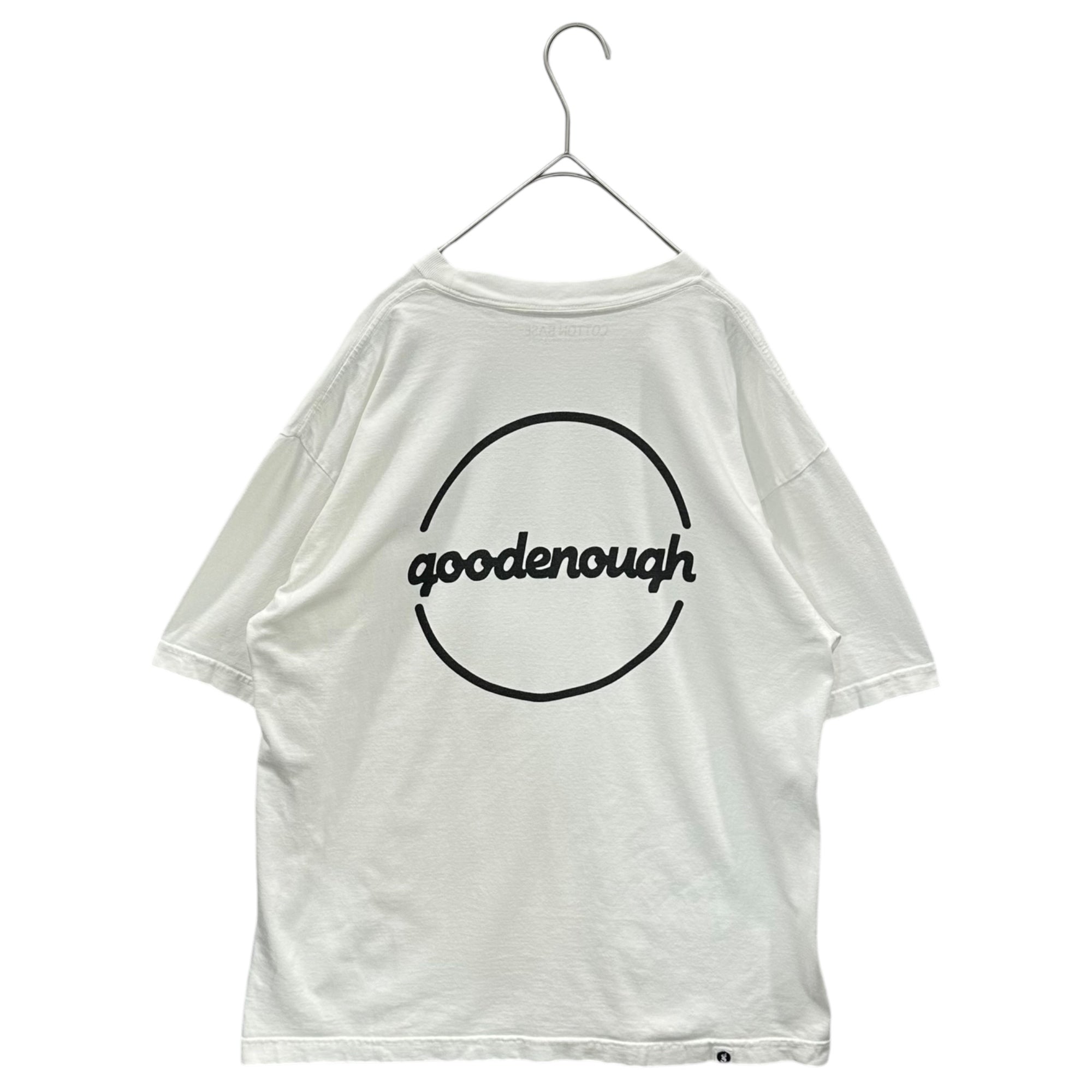 GOODENOUGH(グッドイナフ) 2008's cotton base Circle Logo S/S T-Shirt サークル ロゴ 半袖 Tシャツ L ホワイト