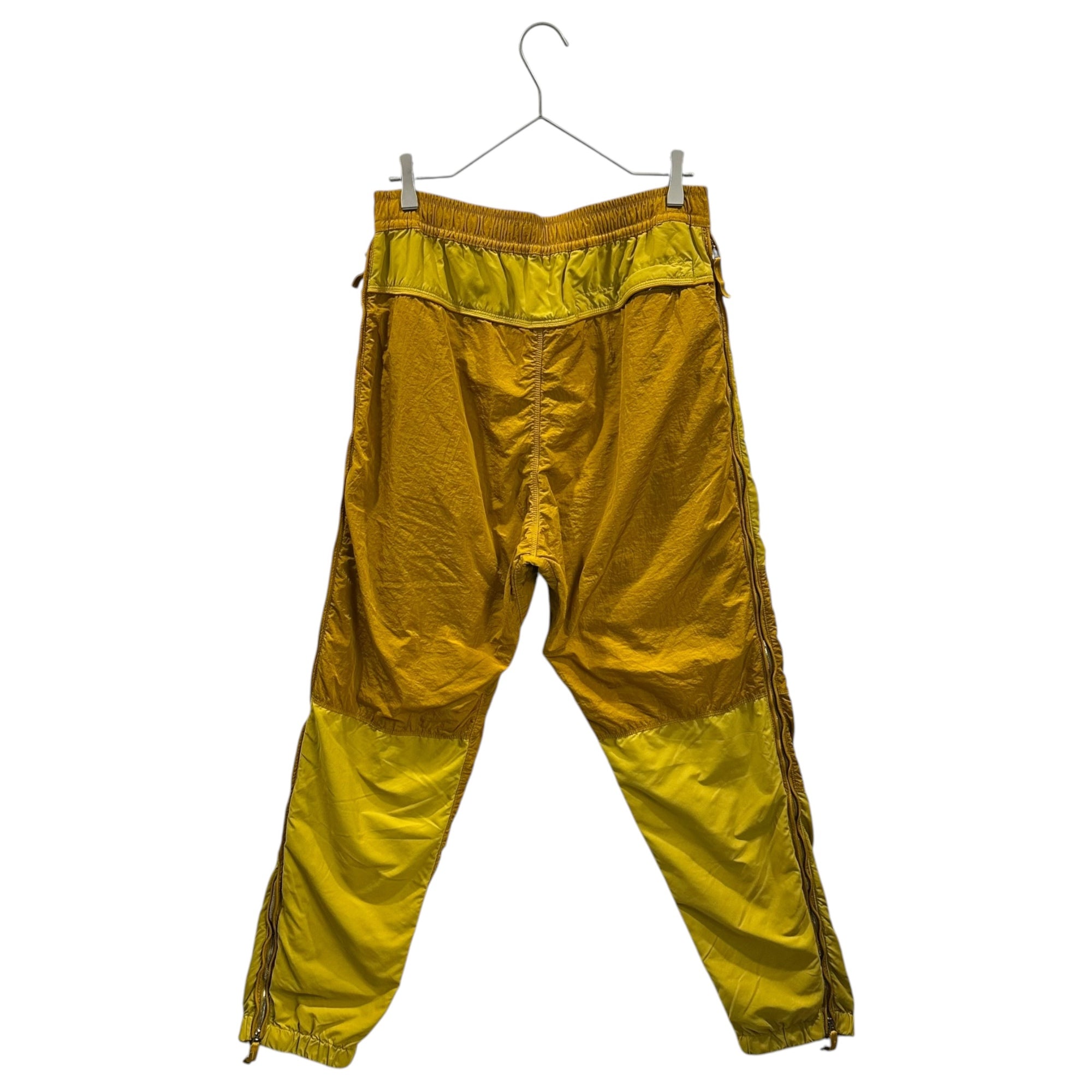 STONE ISLAND(ストーンアイランド) 24AW BRUSHED NYLON PANTALONE LOOSE ブラッシュド ナイロン パンタローネ ルーズ パンツ 8115308M4 W31 イエロー トラック