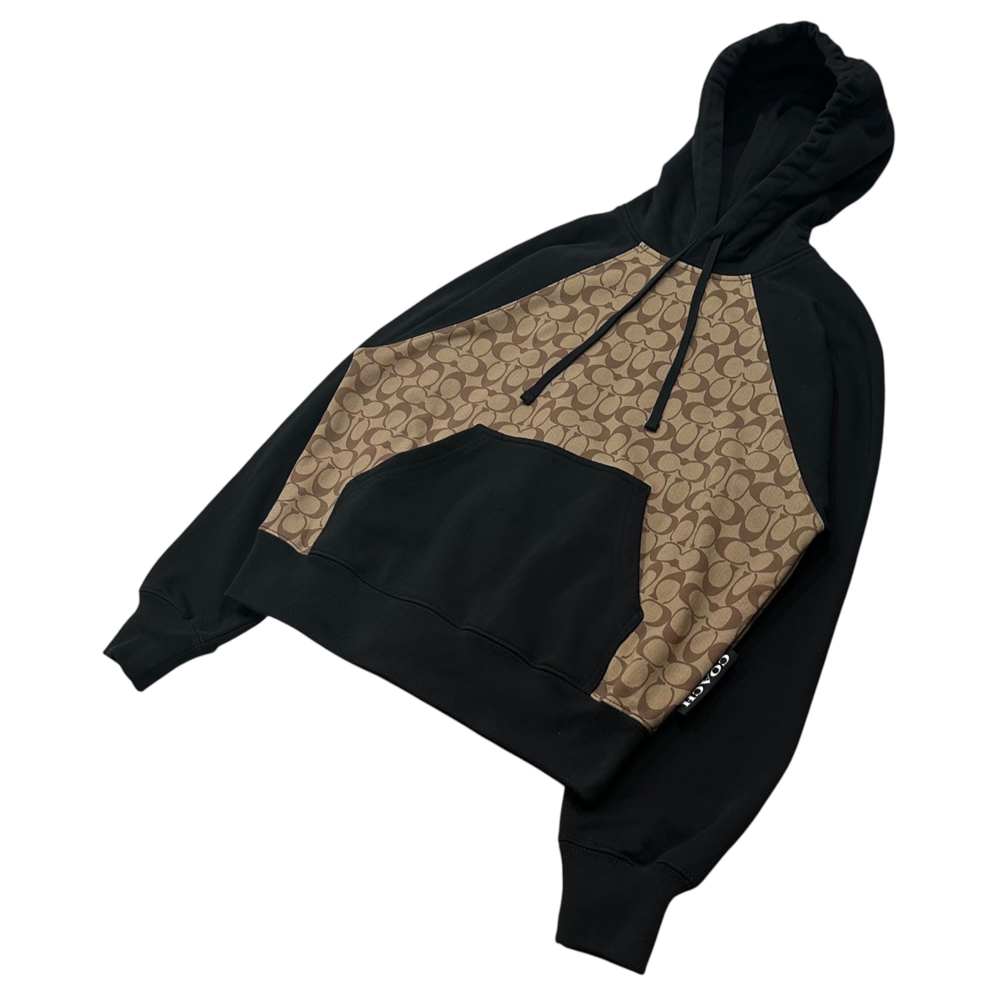 COACH(コーチ) Signature Hoodie シグネチャー フーディー CO826 S ブラック×ベージュ
